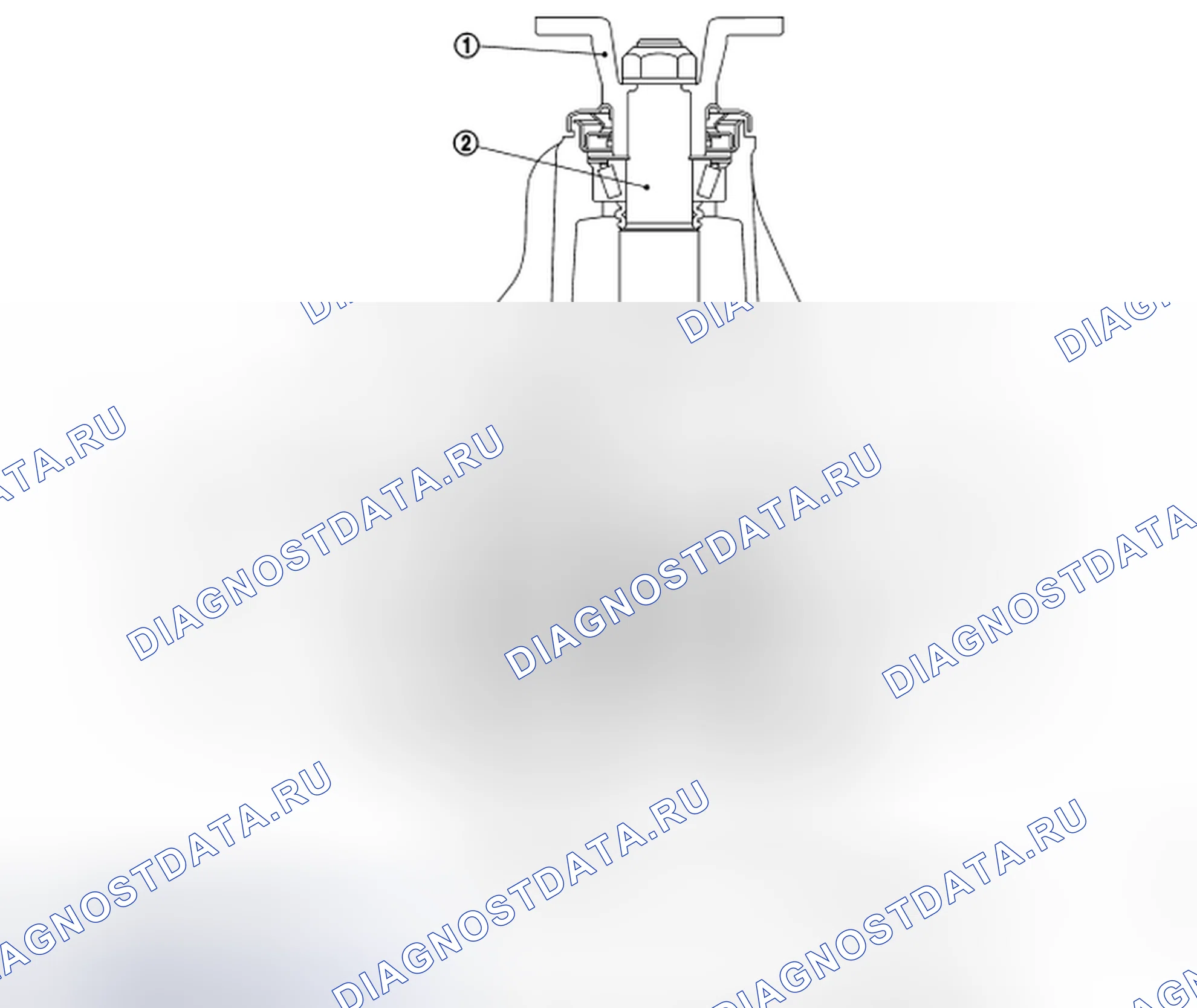 Рис. 79: Дифференциал - вид в разрезе. Nissan Frontier D40