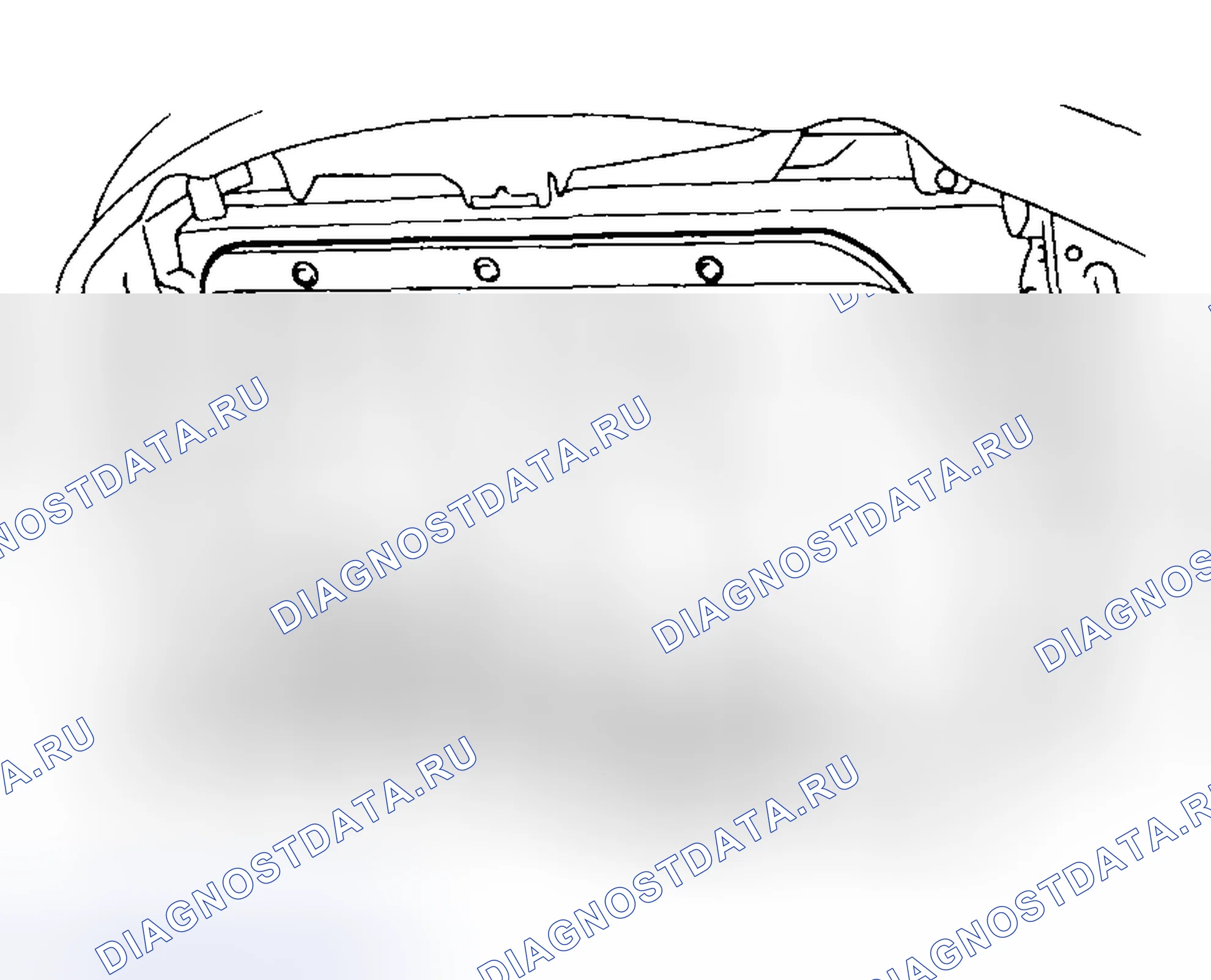 Рис. 103: СЛИВ ОХЛАЖДАЮЩЕЙ ЖИДКОСТИ ДВИГАТЕЛЯ. Subaru Outback BH
