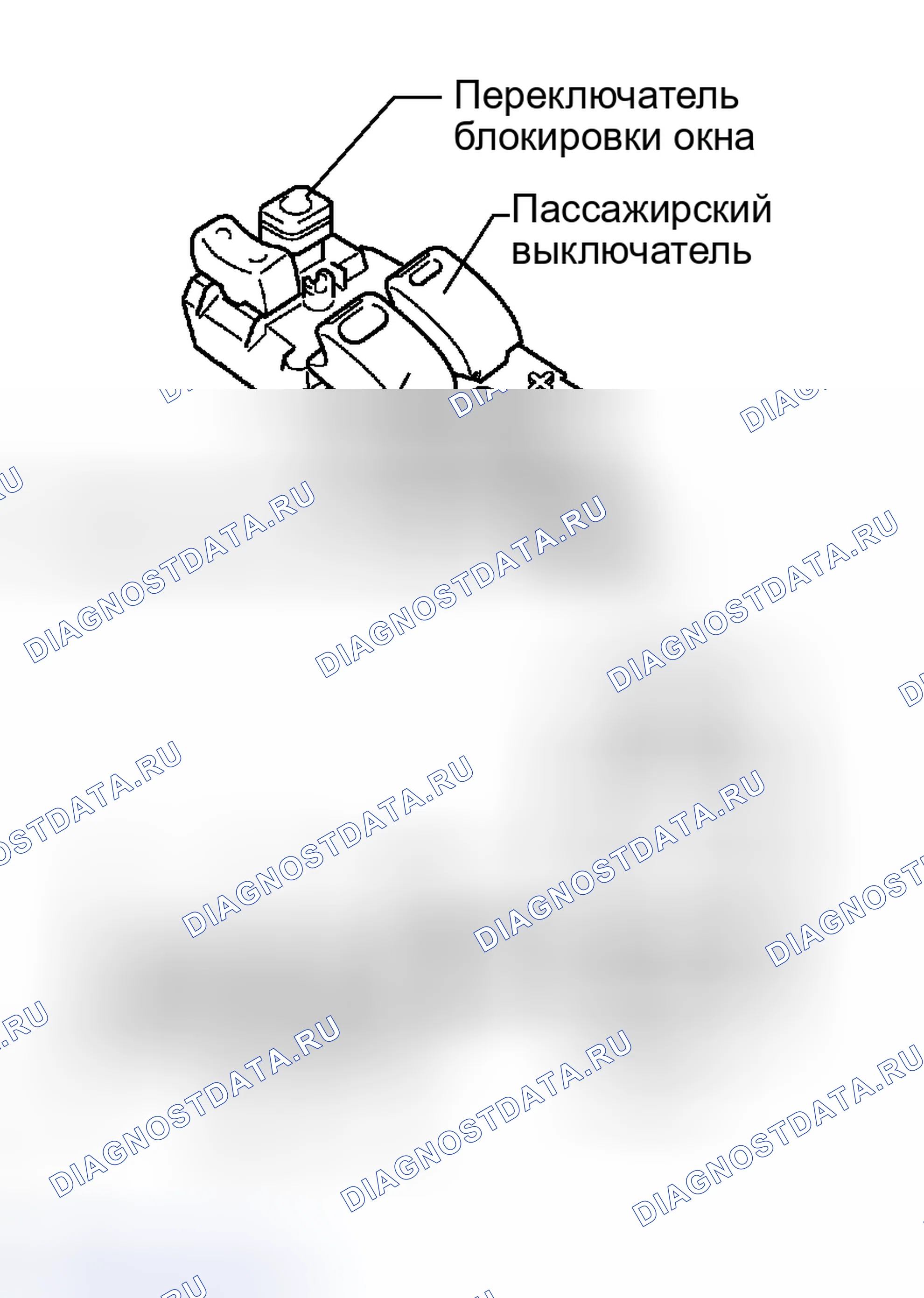 Рис. 76: ПРОВЕРКА стеклоподъёмников. Toyota Camry Solara II