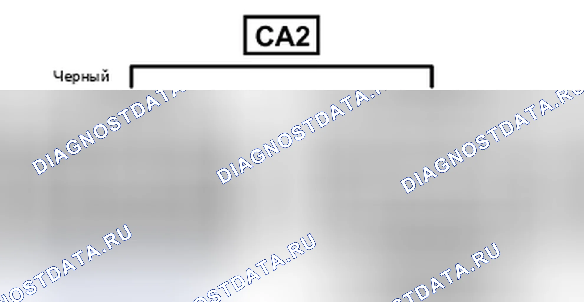 Рис. 675: Вид с торца линейного соединителя (CA2). Toyota Camry XV40