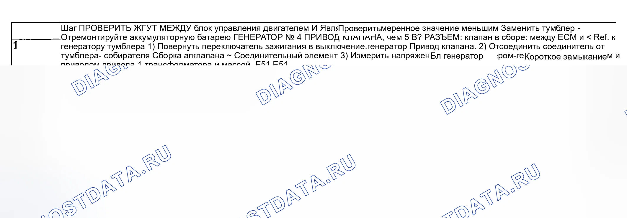 Рис. 1057: ДИАГНОСТИЧЕСКАЯ ПРОЦЕДУРА. Subaru Legacy BL/BP