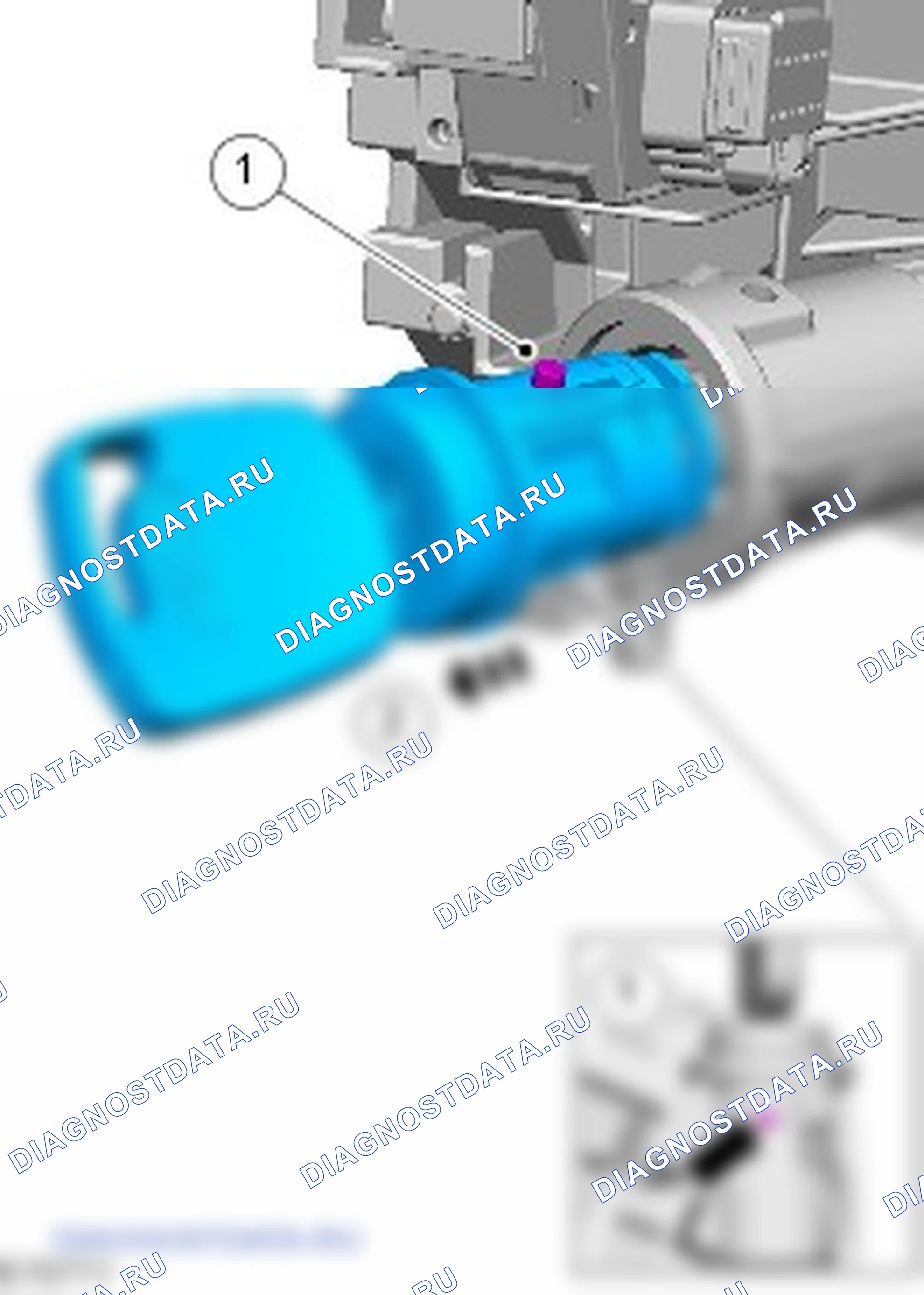 Как снять и установить цилиндр замка зажигания. Ford Transit VII