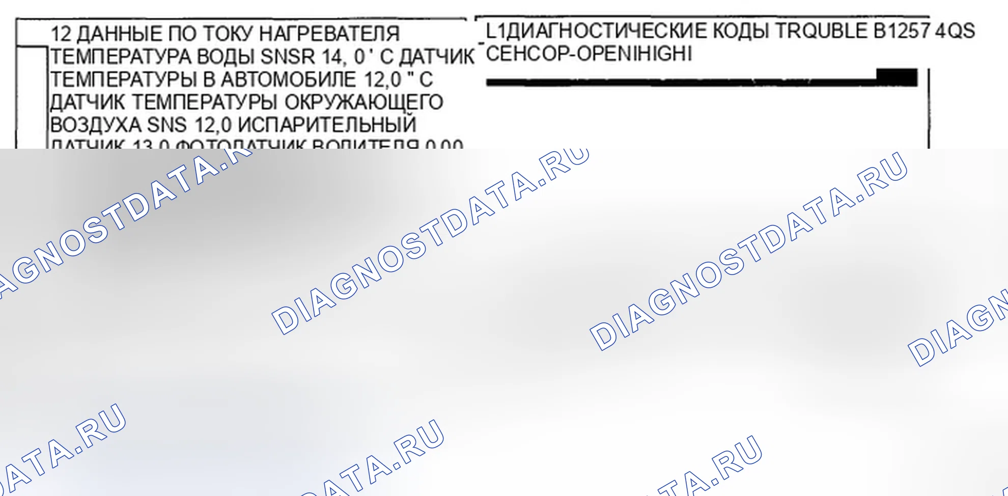 Рис. 15: МОНИТОРИНГ ДАННЫХ СКАНЕРА. Hyundai Sonata V рестайлинг