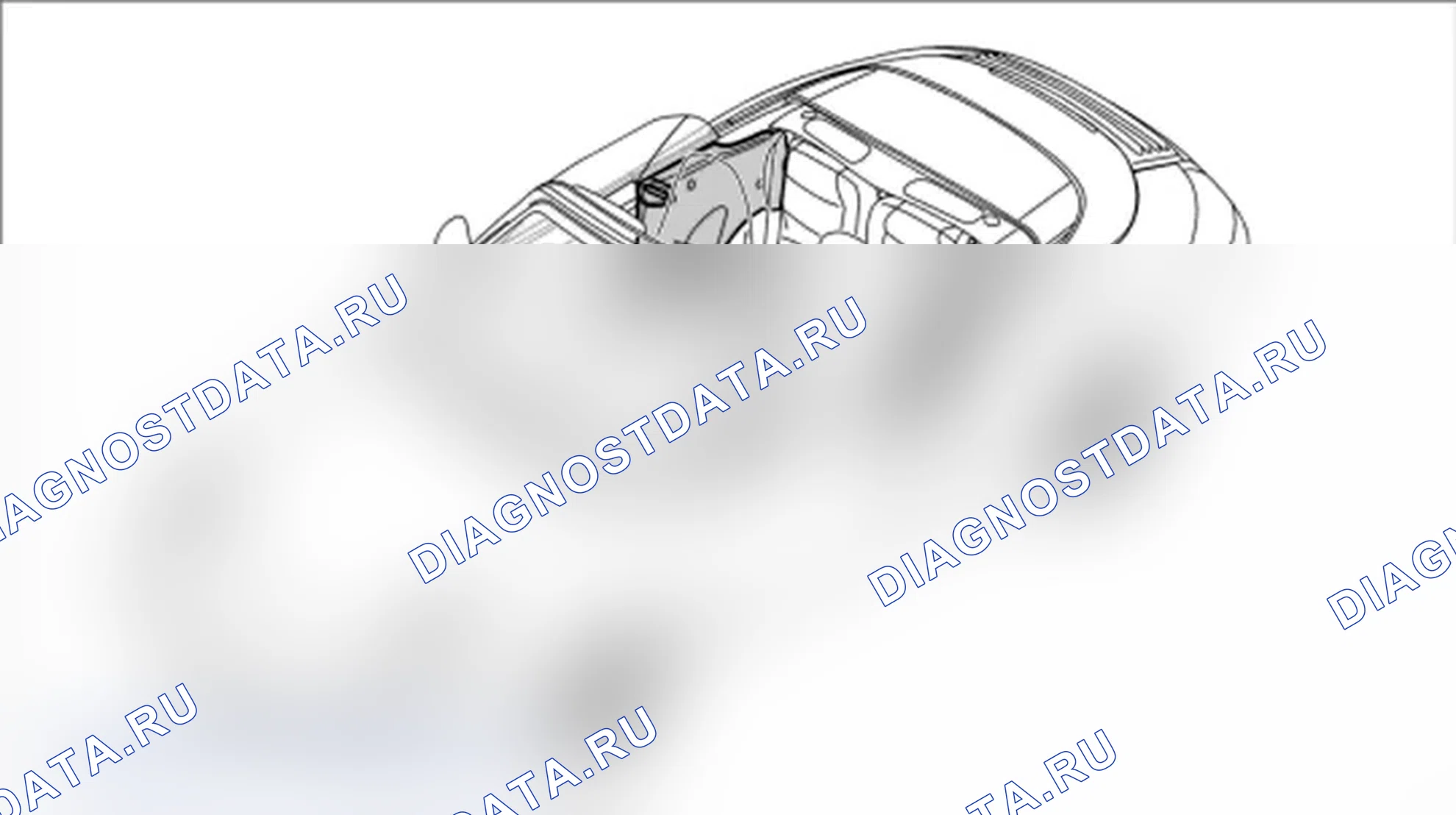 Рис. 93: Снятие крышки трехточечного ремня безопасности. Porsche 911 GT3 997
