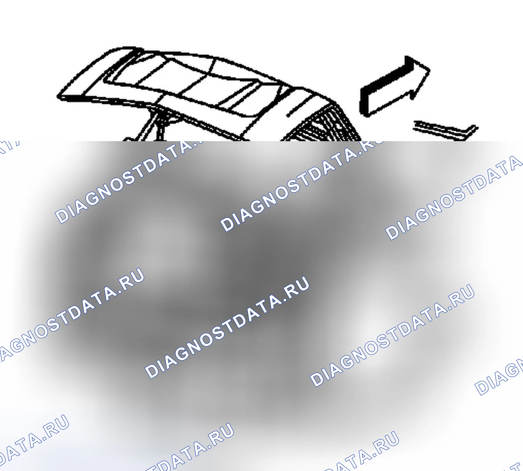 Рис. 8: Регулировка вверх и вниз. Cadillac CTS I