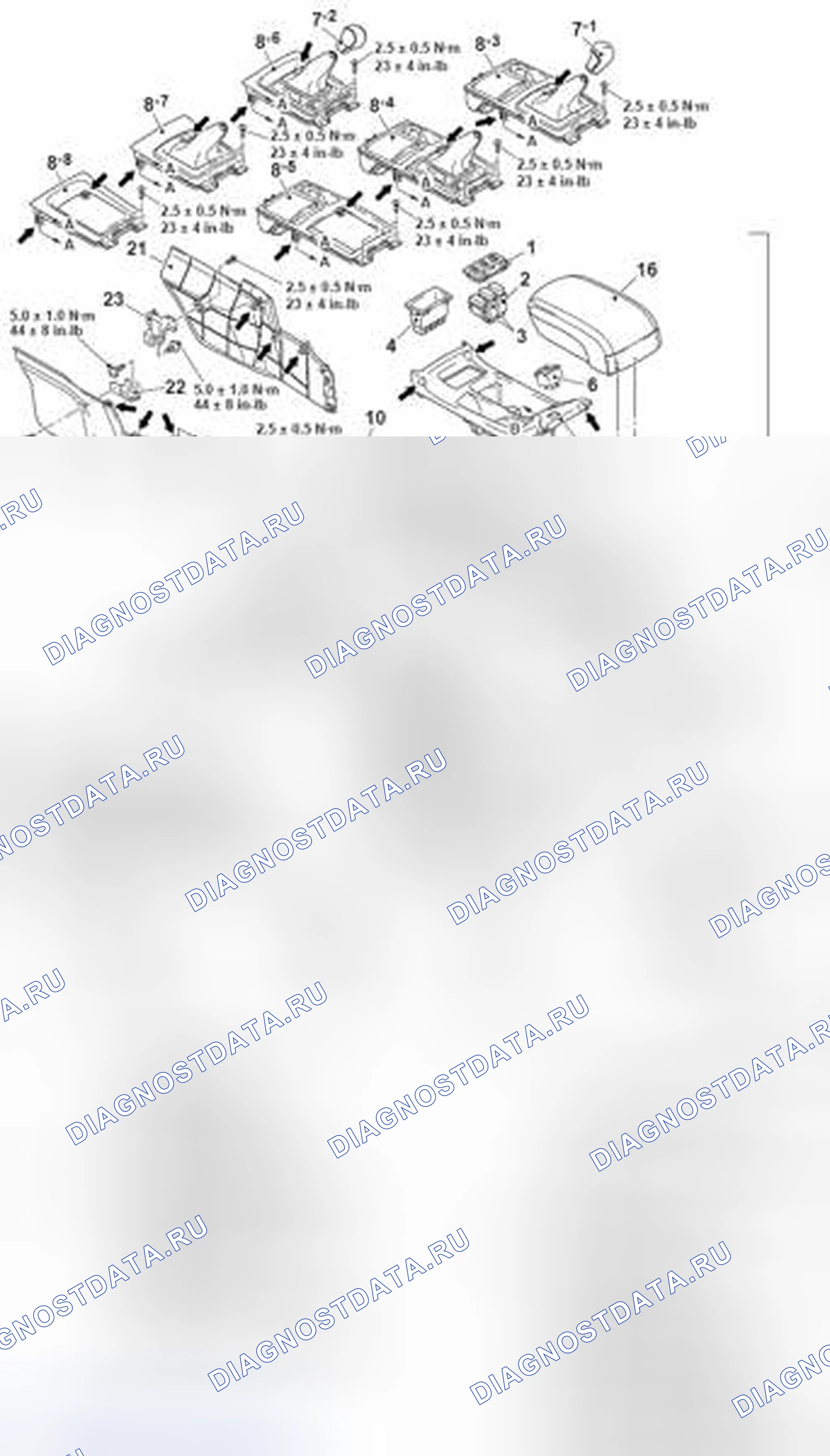 Рис. 7: ДЕМОНТАЖ И МОНТАЖ. Mazda MX-5 NB