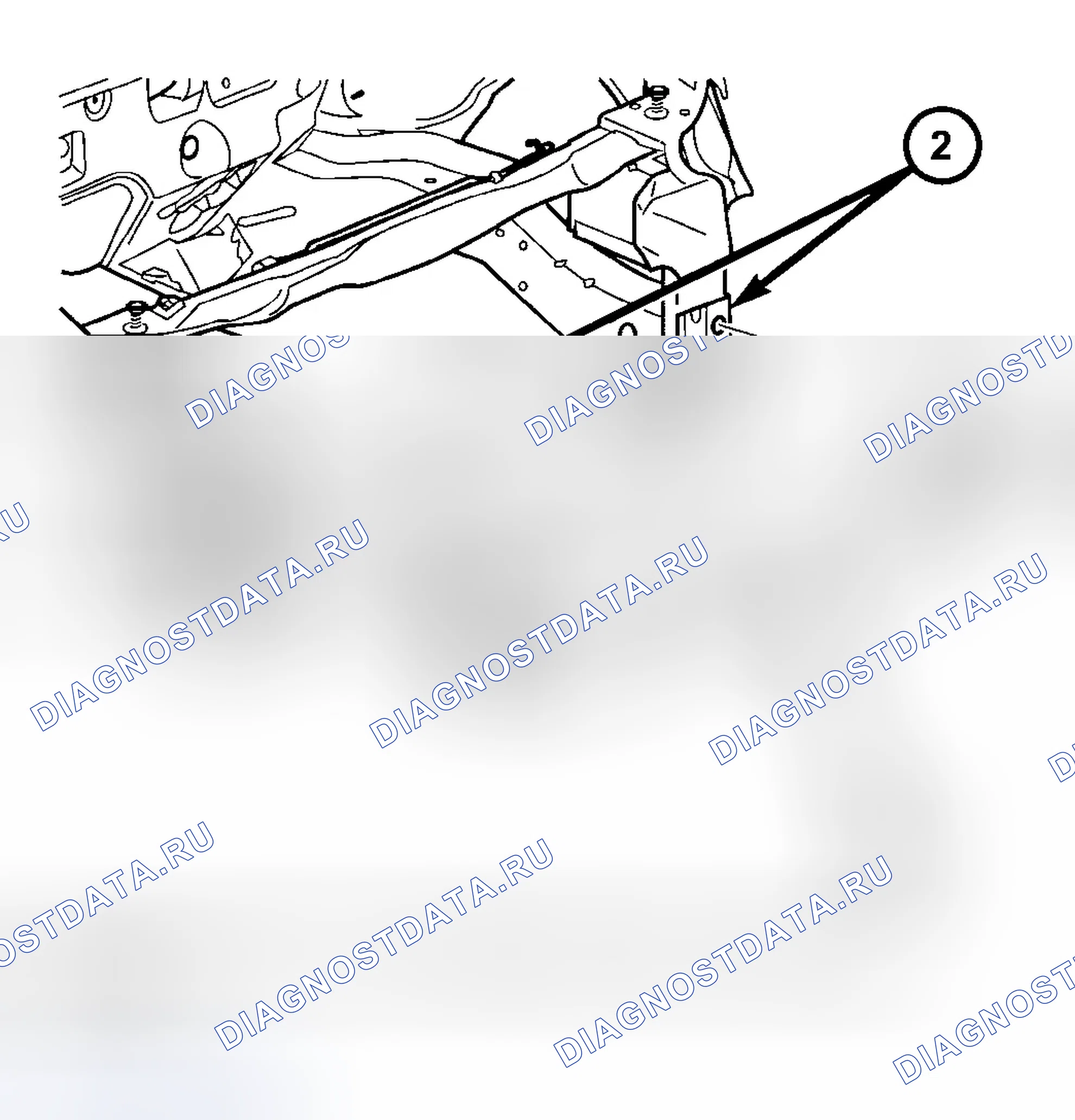 Рис. 2: ДЕМОНТАЖ. Dodge Grand Caravan IV
