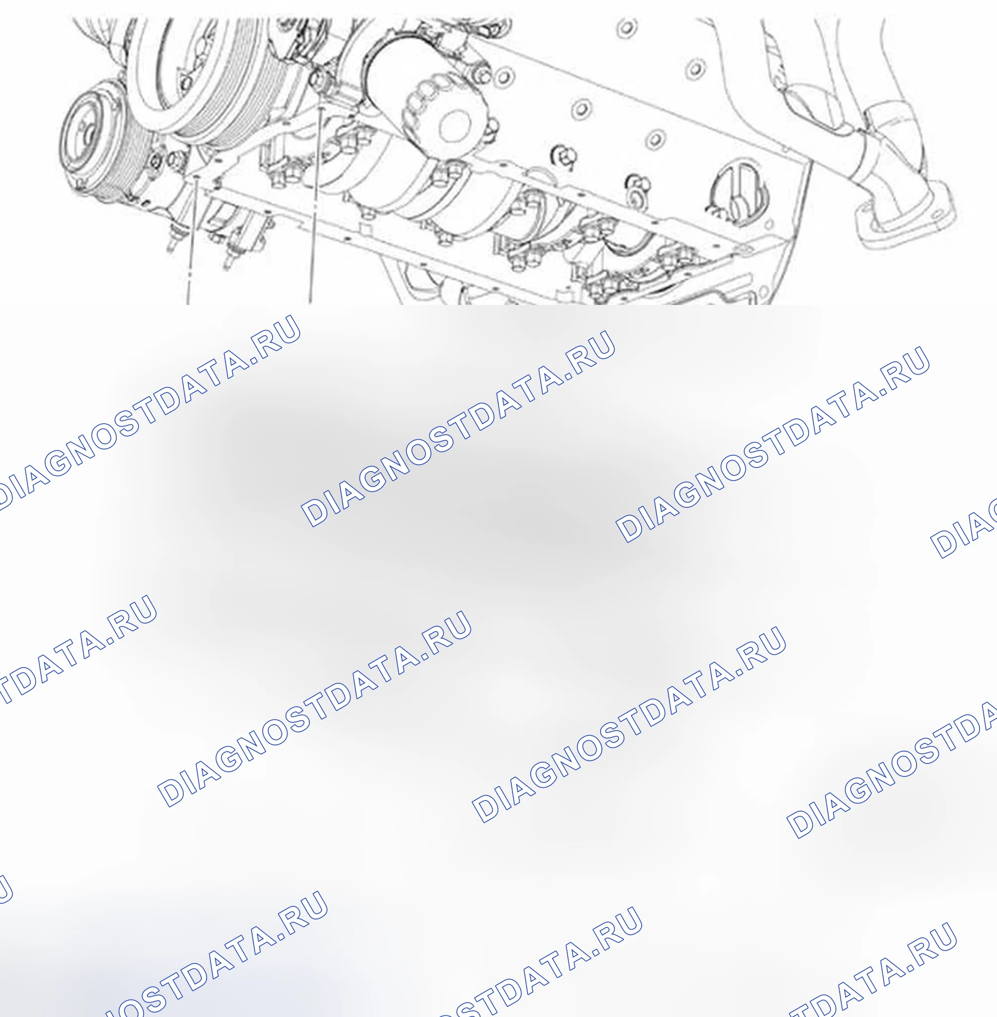 Рис. 667: Масляный поддон. Ford Mustang V рестайлинг 2