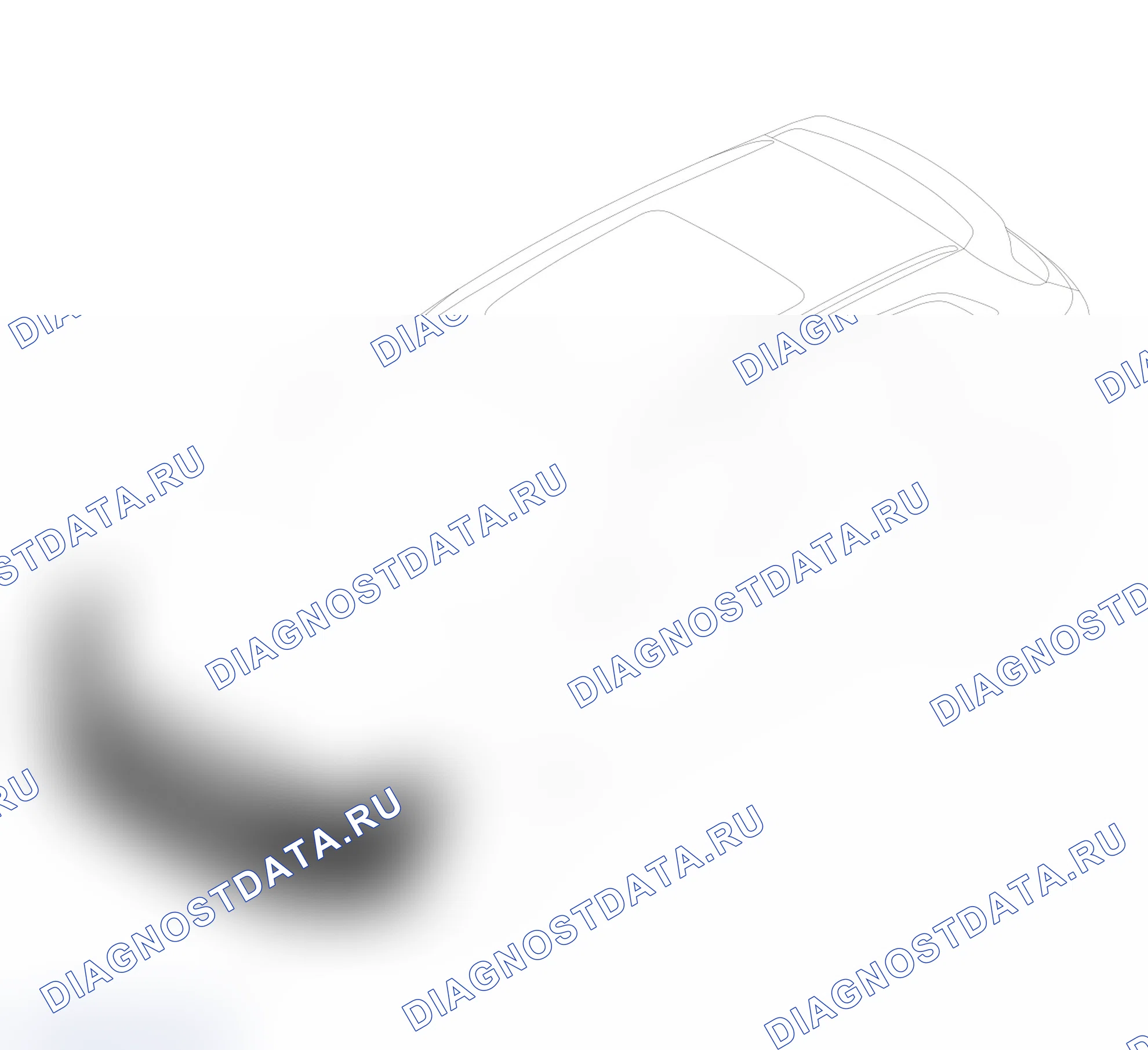Схема расположения переднего бампера — Haval Jolion. Haval Jolion I