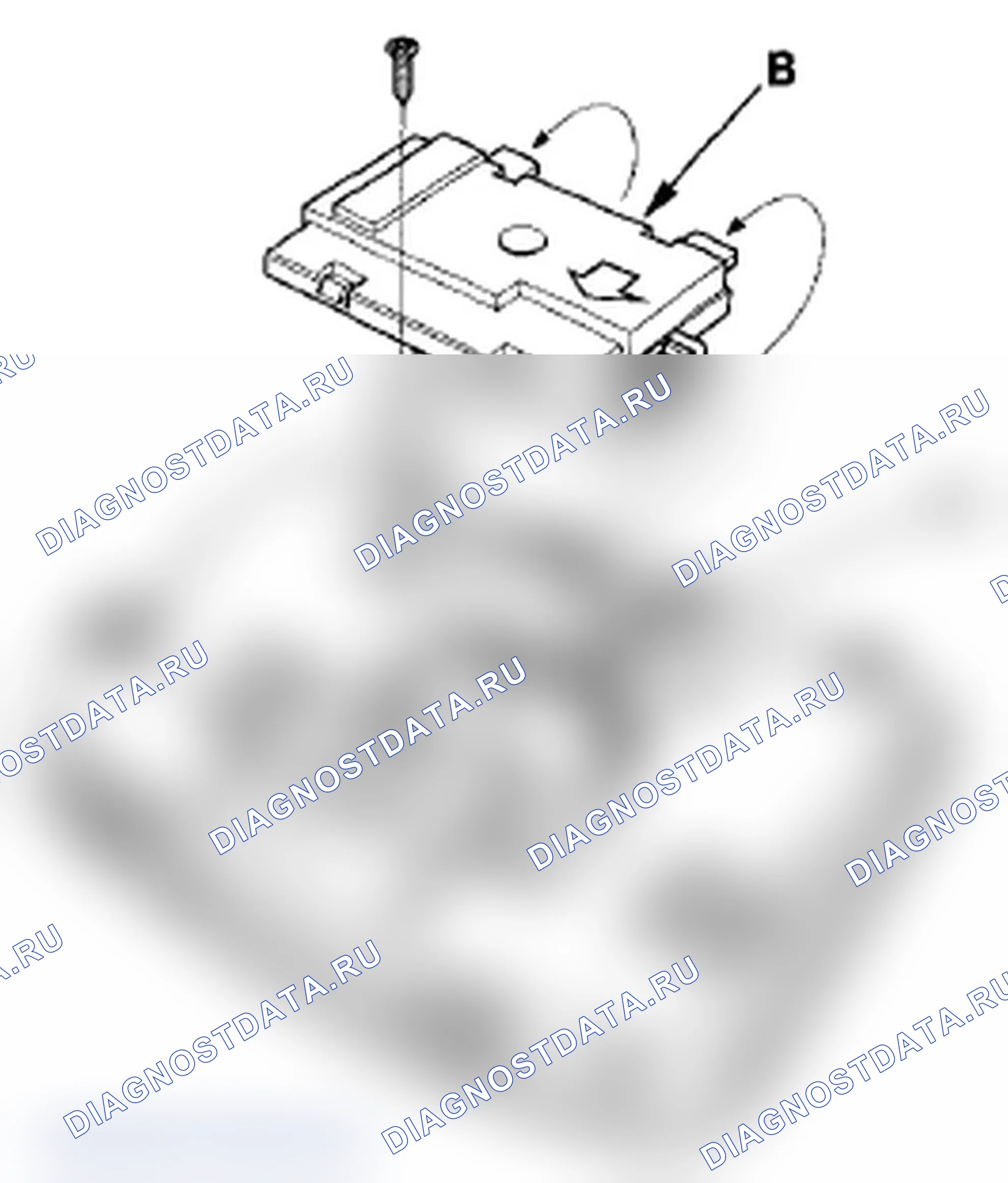Рис. 149: Замена блока HomeLink. Acura RL II рестайлинг