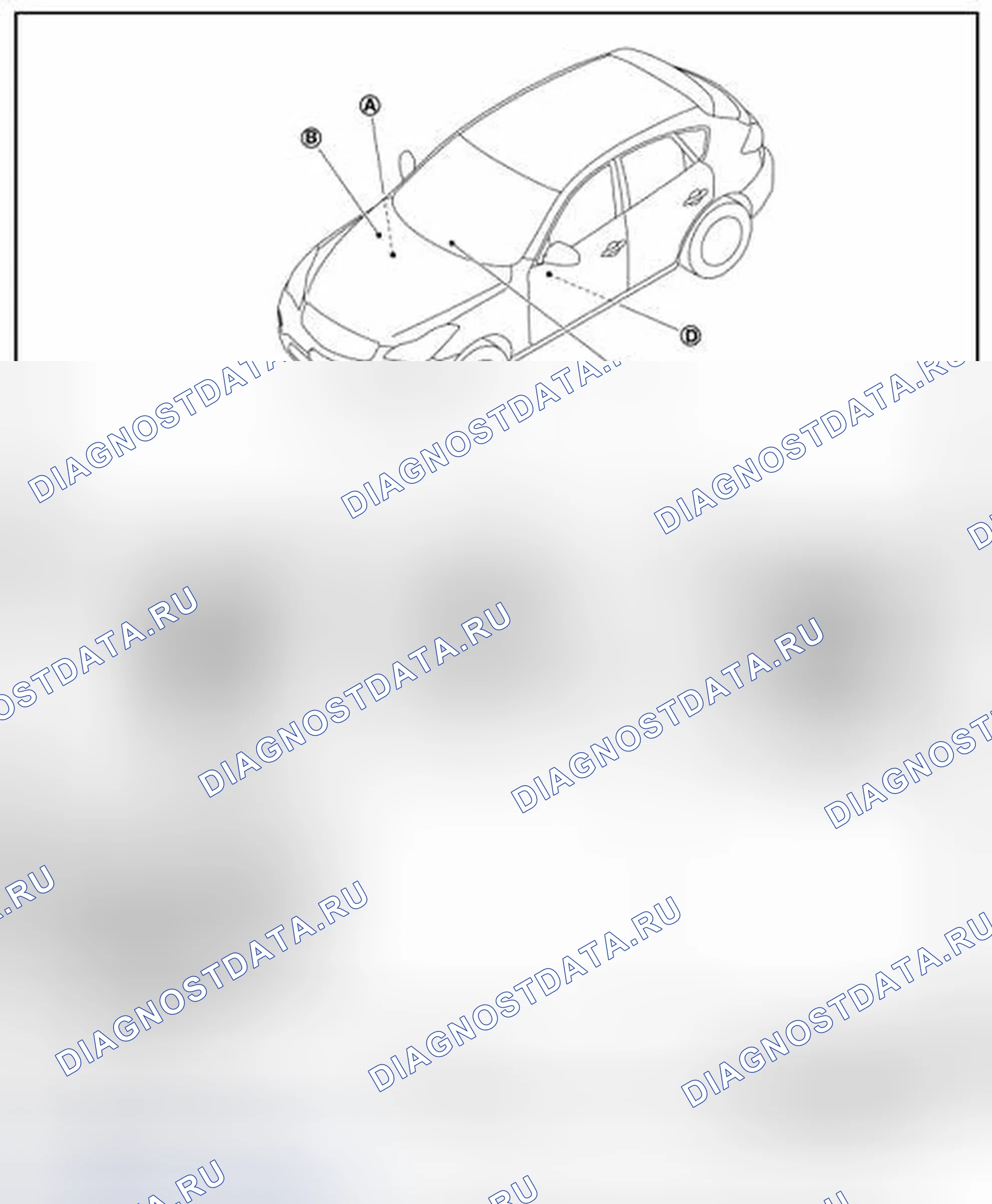 Рис. 18: Расположение компонентов. Infiniti QX50 I