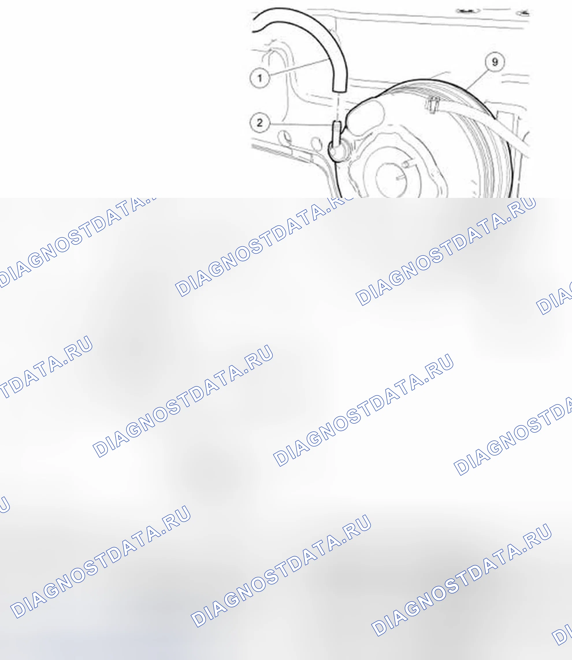 Рис. 8: Усилитель тормозов. Ford Mustang V