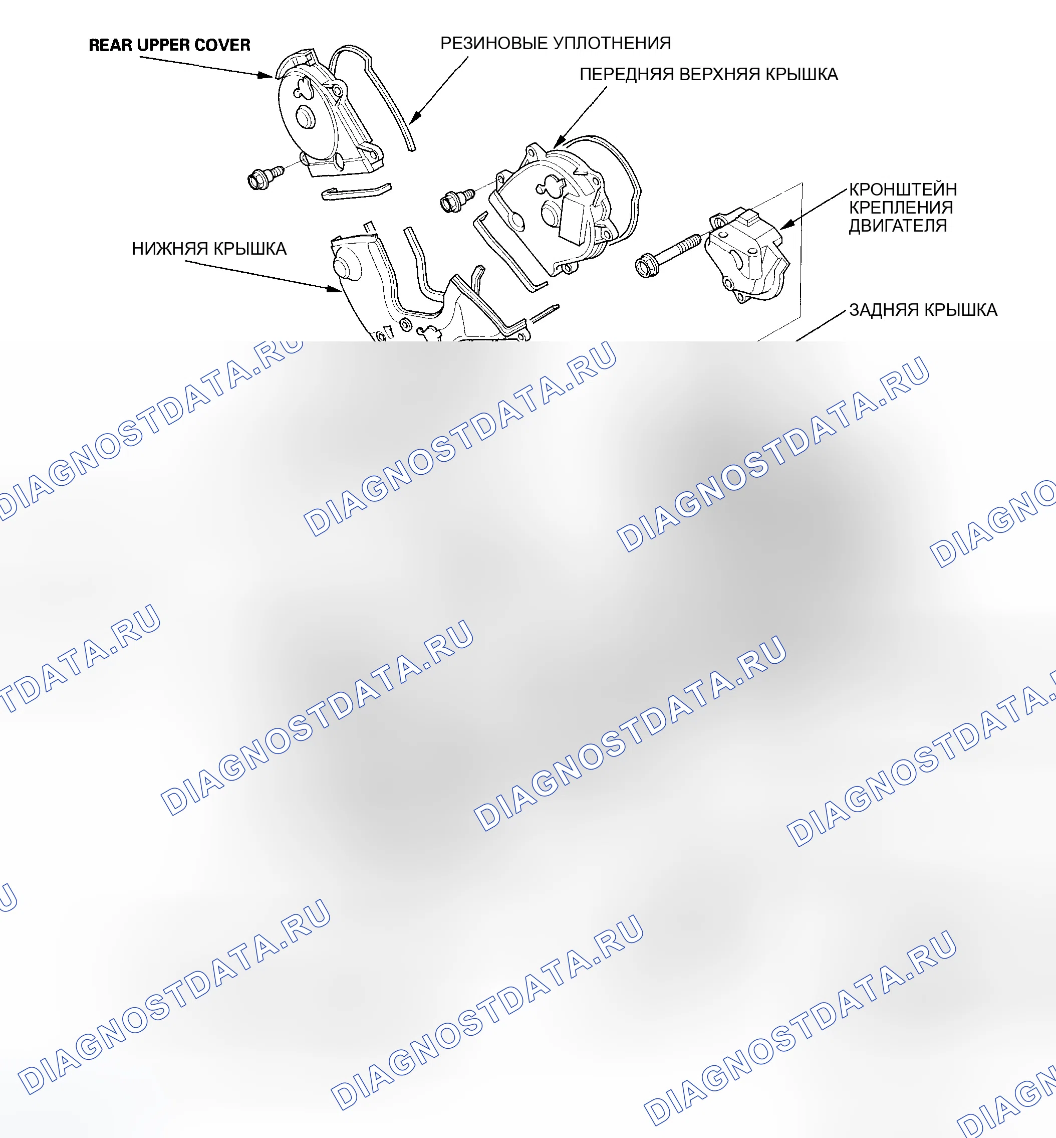 Рис. 334: Индекс расположения компонентов. Honda Accord VII