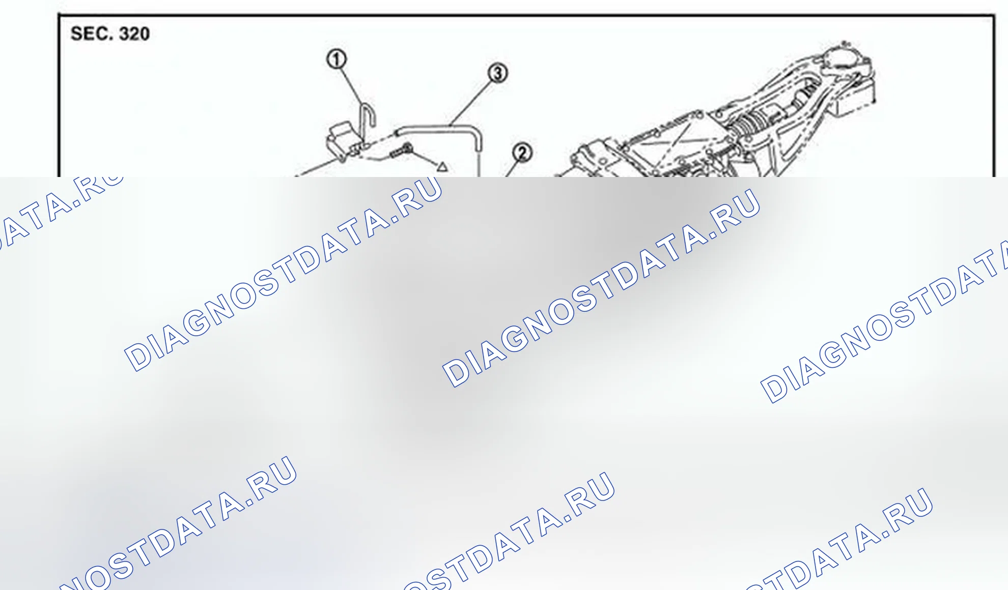 Рис. 127: Разнесенный вид. Infiniti G37 IV рестайлинг