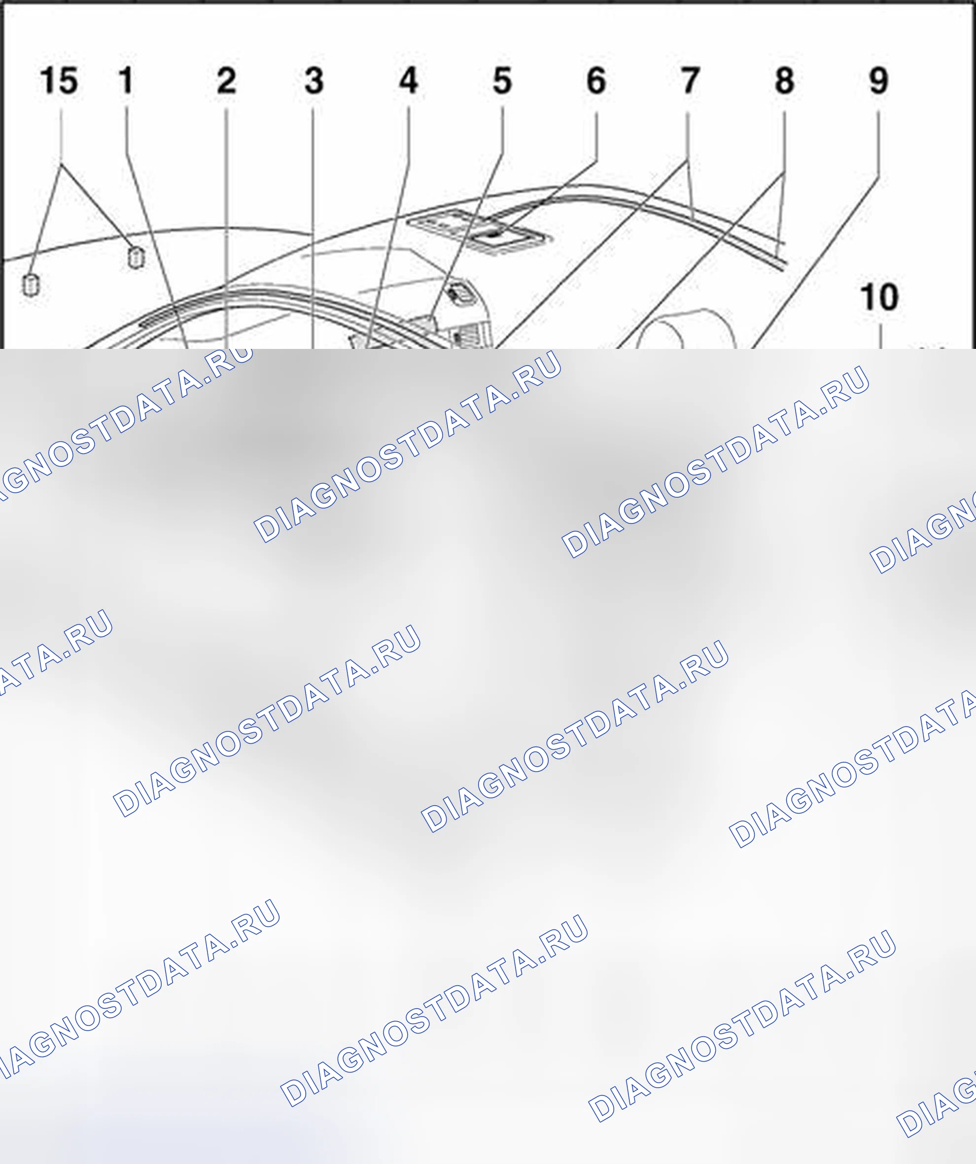 Рис. 131: Расположение компонентов, обзор сборки. Audi S4 B6