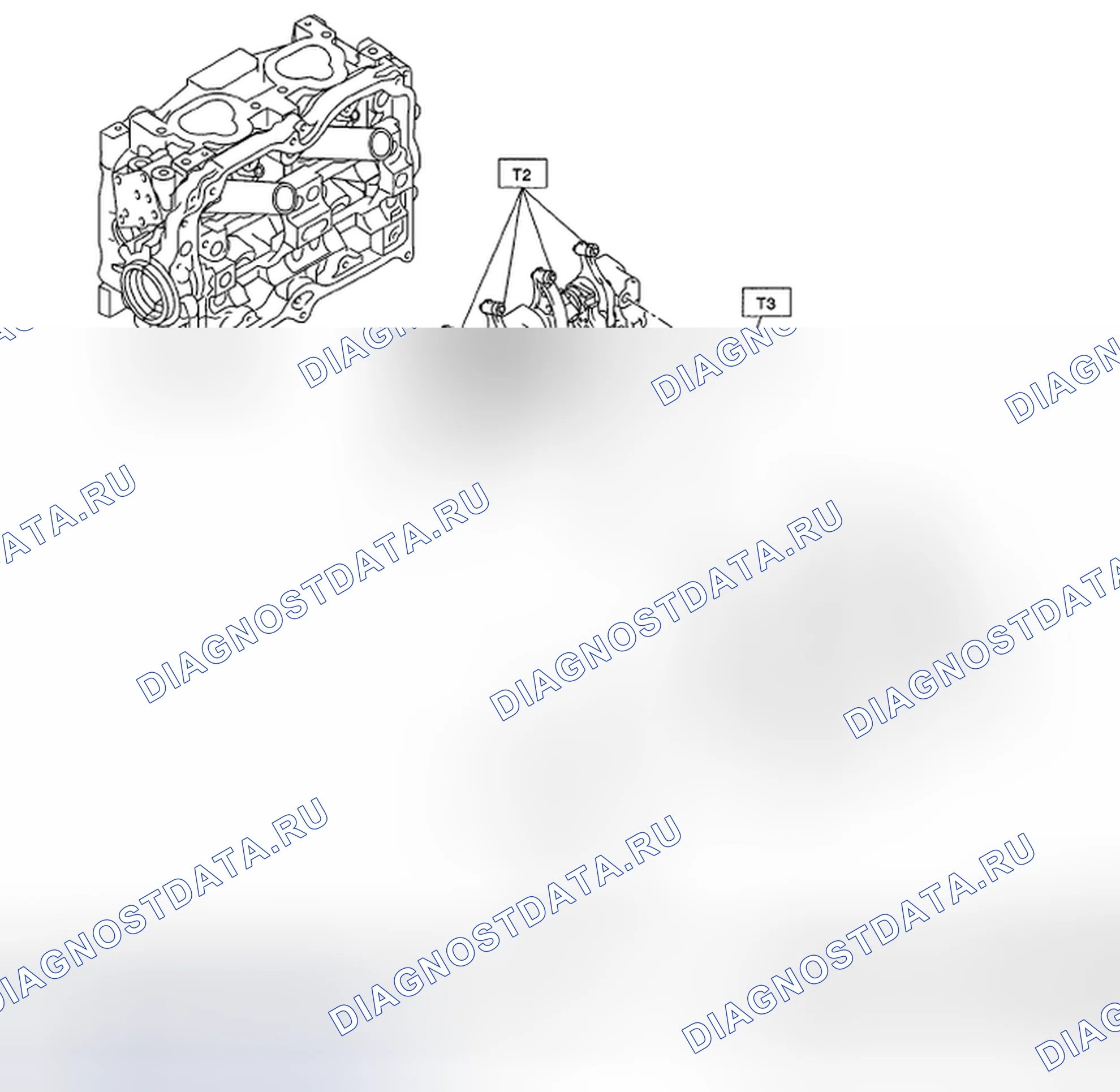 Рис. 48: УЗЕЛ КОРОМЫСЛА КЛАПАНА. Subaru Outback BP рестайлинг