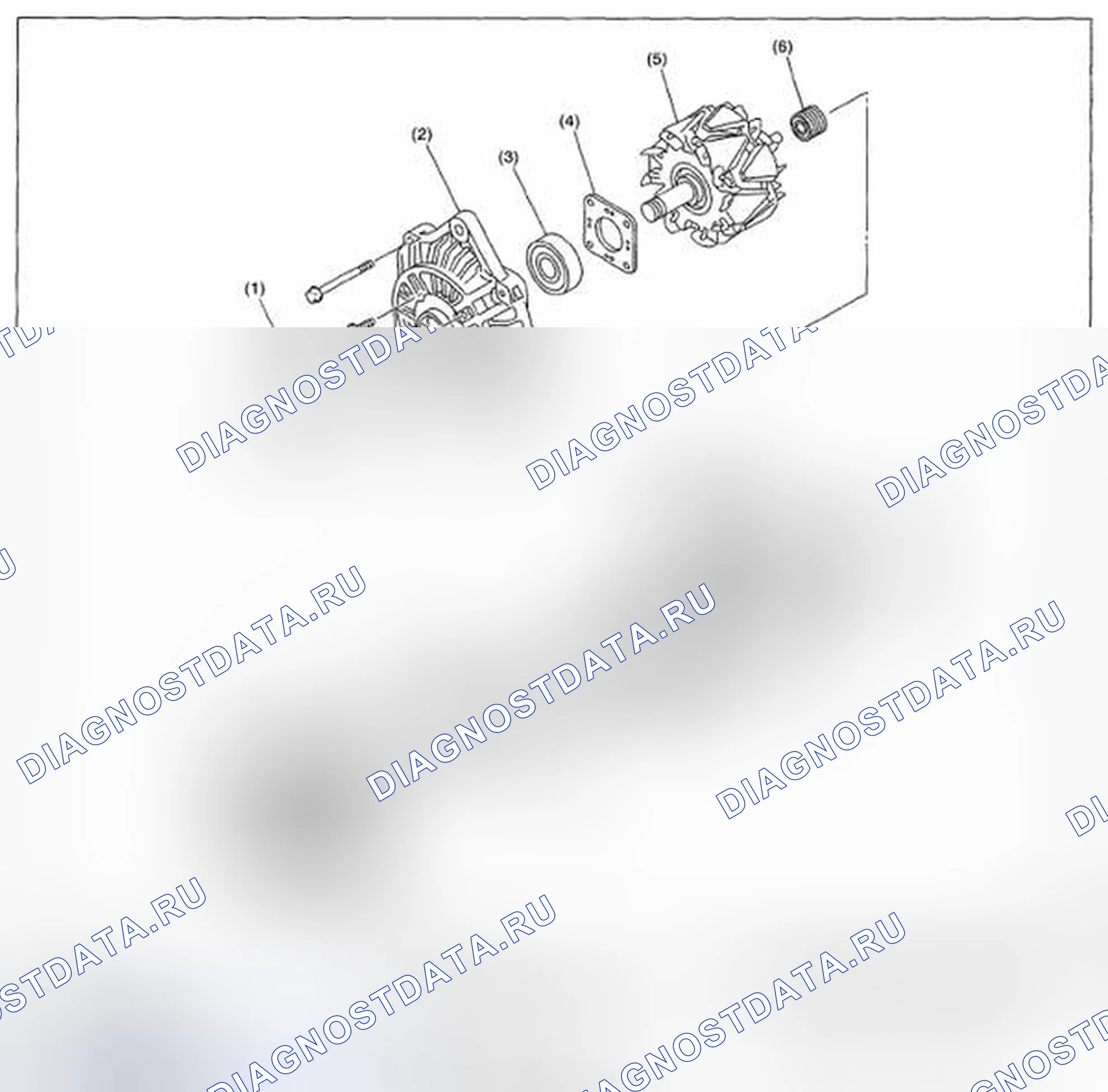 Рис. 55: ГЕНЕРАТОР. Subaru Impreza WRX STI GR