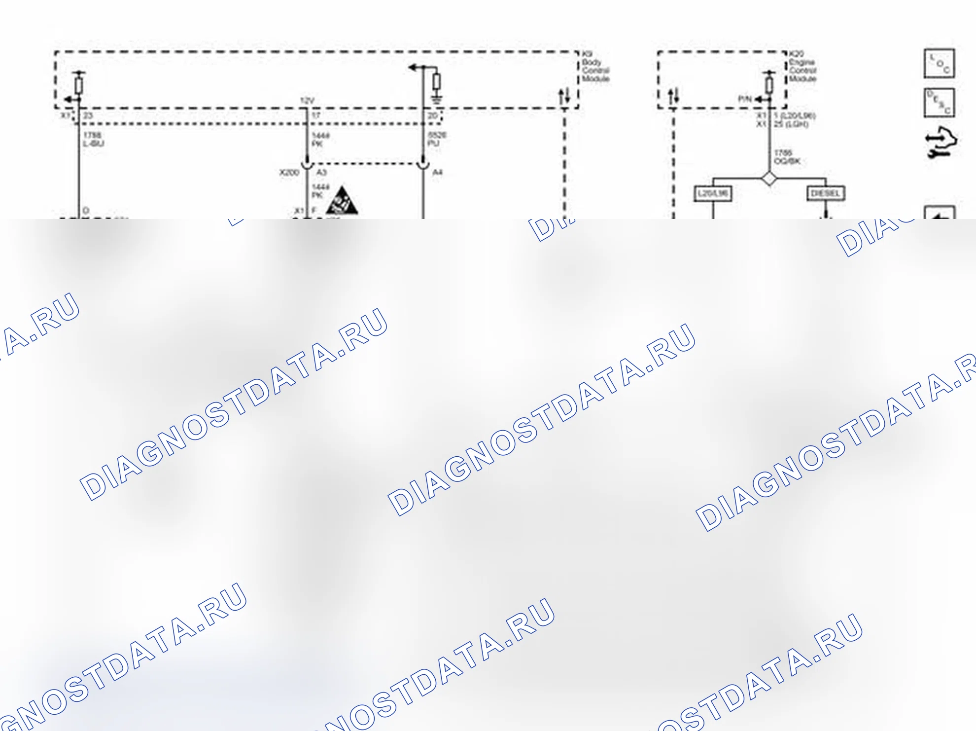 Рис. 65: Переключатели IMS, Tow/Haul и Tap Up/Tap Down. Chevrolet Express G1500 