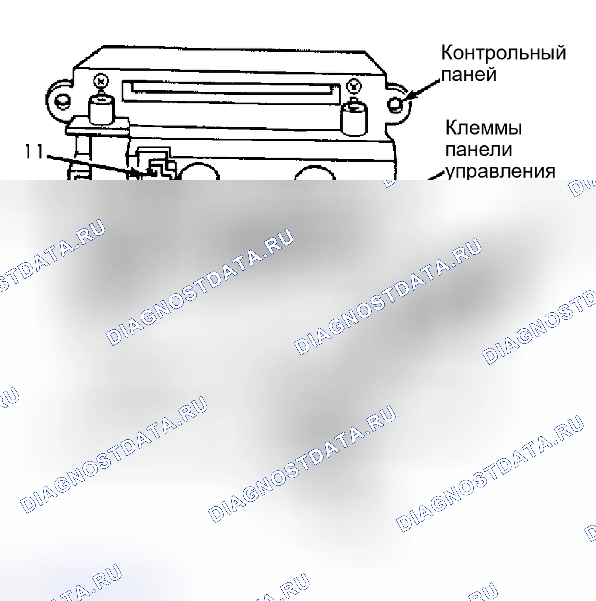 Рис. 9: Проверка цепи светодиода на переключателе кондиционер. Honda Prelude II