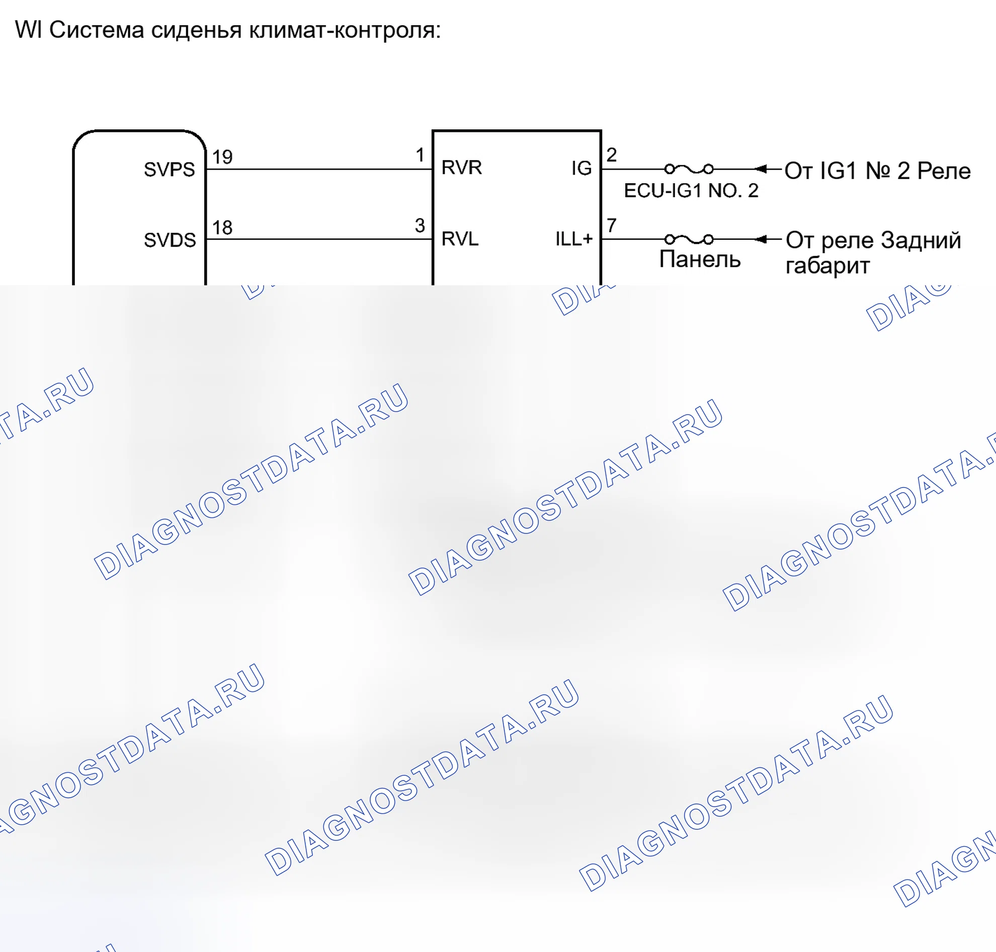 Рис. 239: СХЕМА СИСТЕМЫ. Toyota Avalon XX40