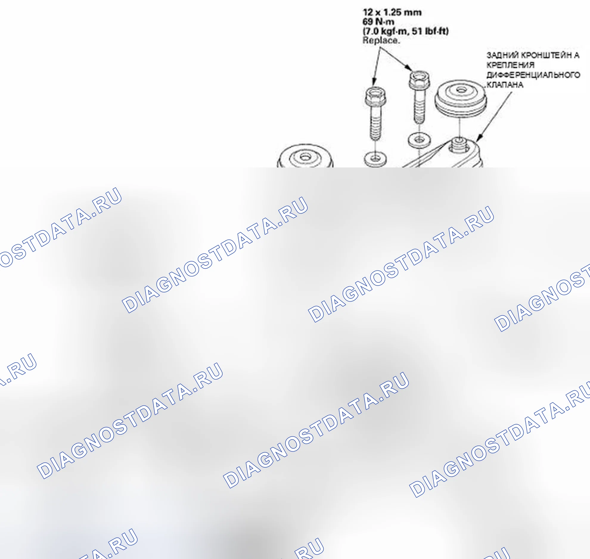Рис. 48: Модель A / T. Honda Element YH2 рестайлинг