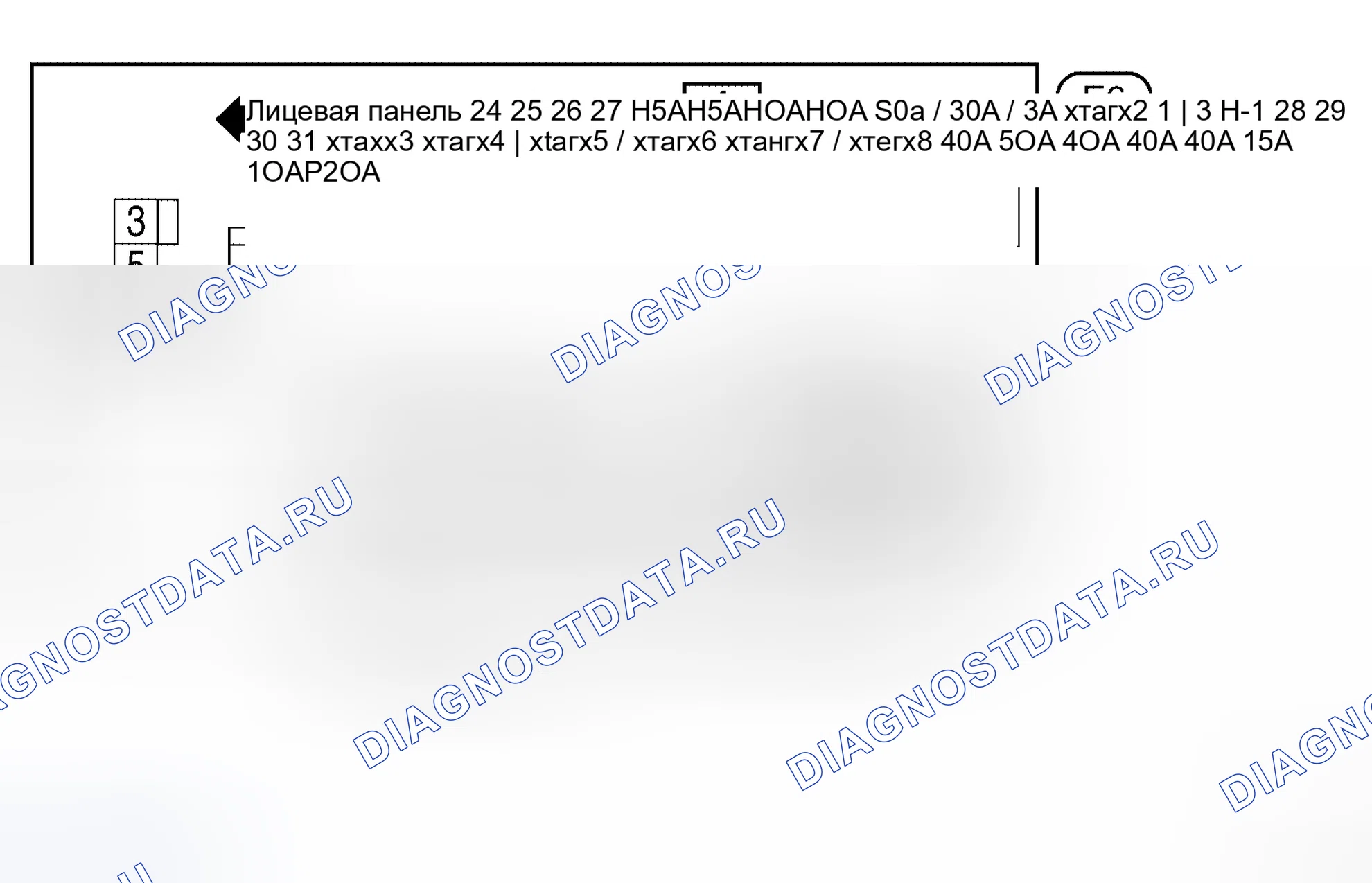 Рис. 68: Расположение выводов. Honda Rafaga I