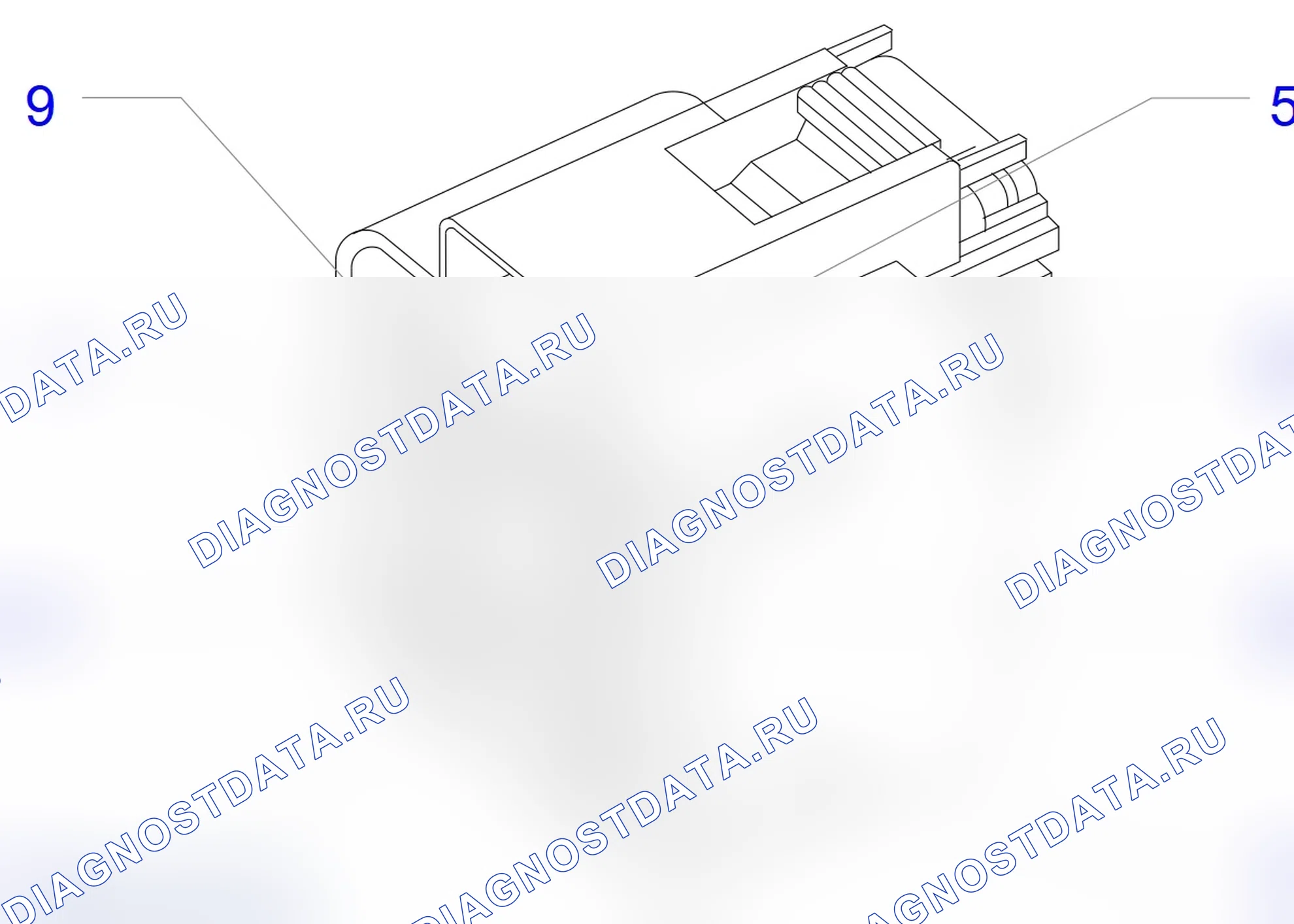 Распиновка разъёма A147. Opel Zafira B