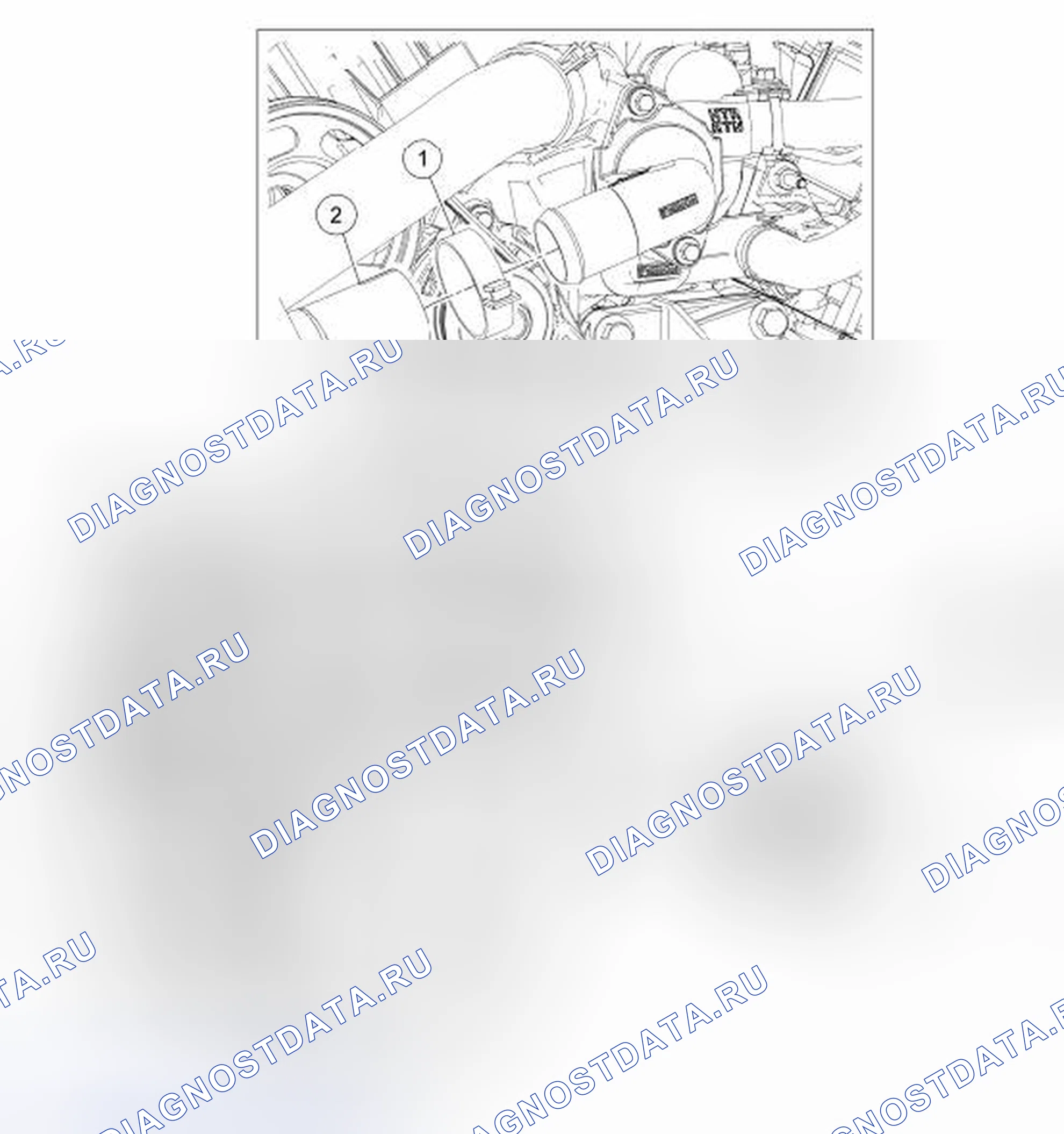 Рис. 8: Насос охлаждающей жидкости - 3,0 л (4V). Hyundai Lafesta I