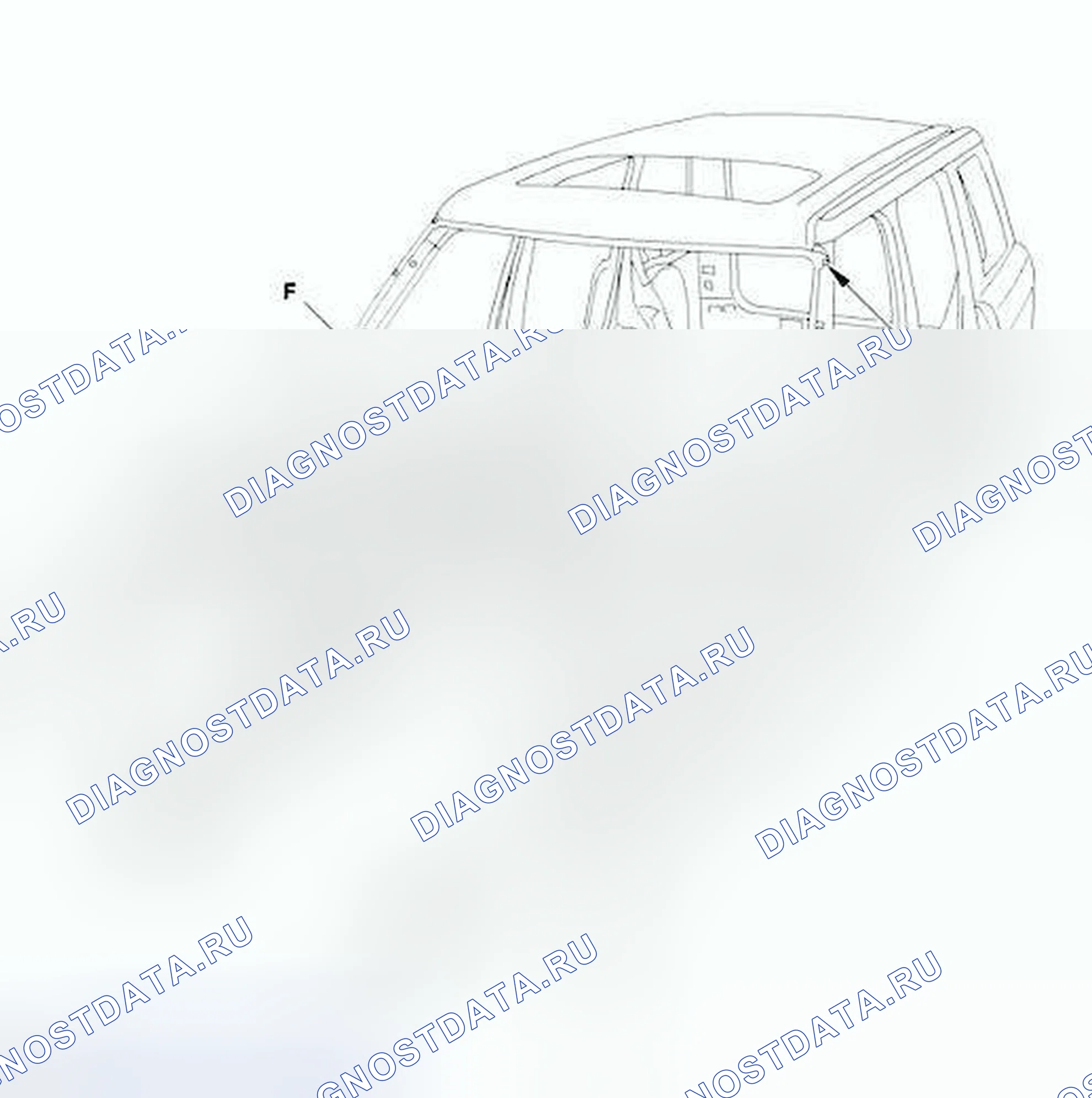 Рис. 99: РАЗМЕРНЫЕ ИЛЛЮСТРАЦИИ. Land Rover Range Rover L322