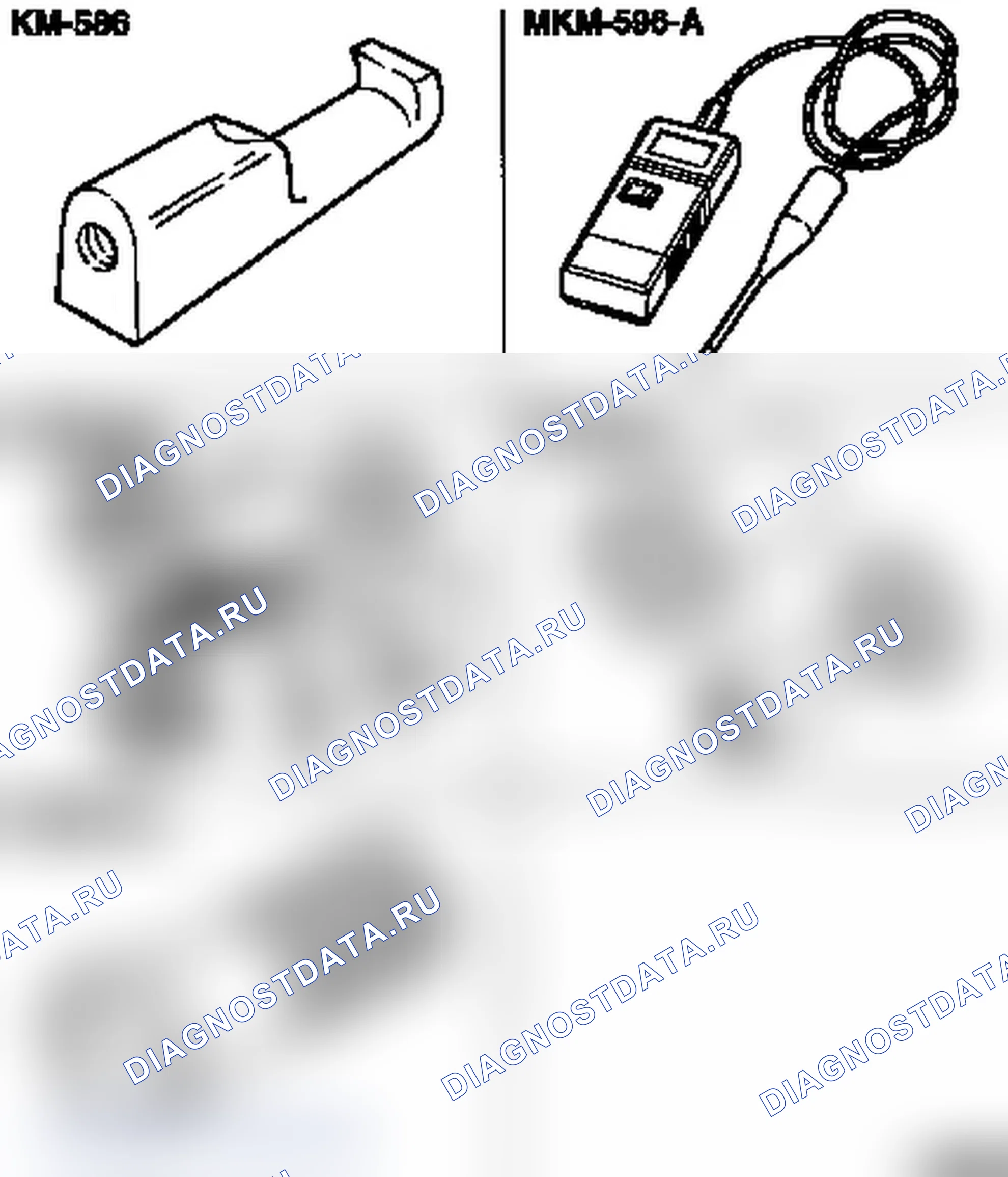 Специальные инструменты (AF 13-II/AF 17/AF 20/AF 22). Opel Astra G