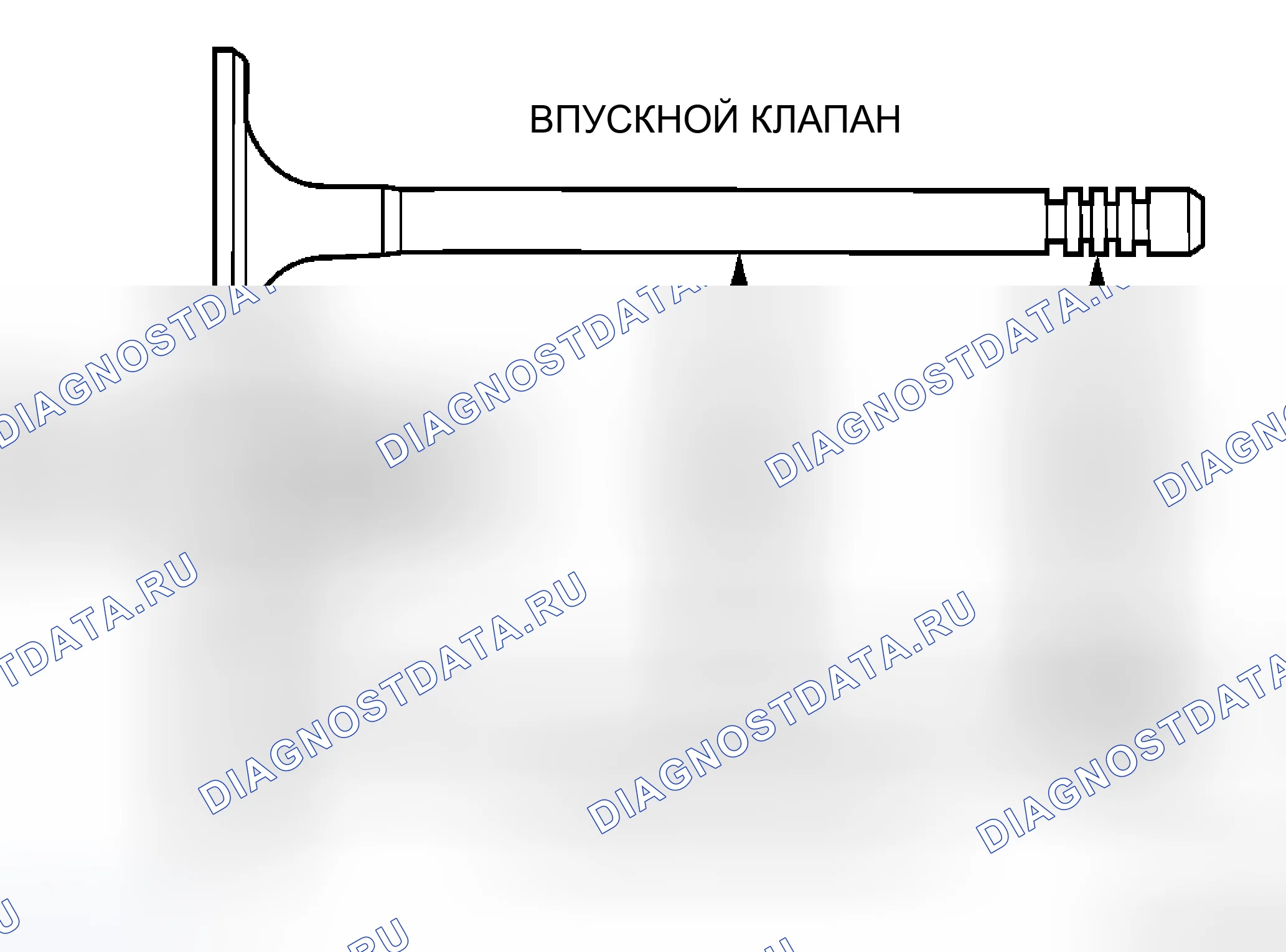 Рис. 71: КЛАПАНЫ. Chrysler Town & Country V