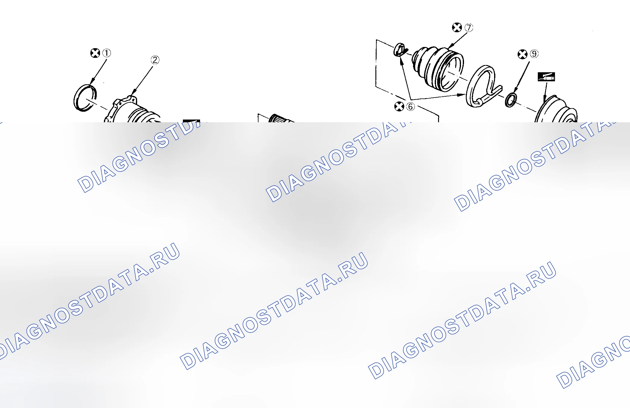 Рис. 3: Разборка и сборка. Honda Logo I