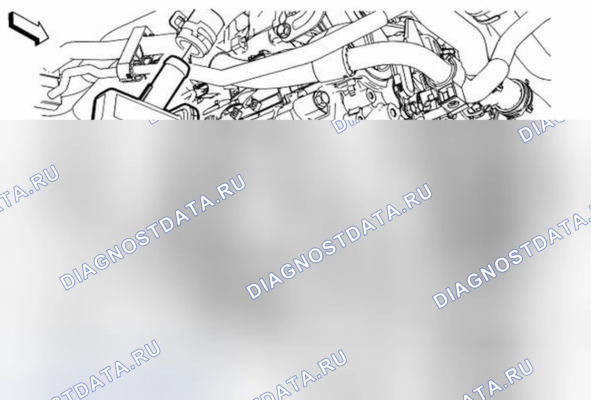 Рис. 7: Замена насоса усилителя руля (LAU). Kia Optima I