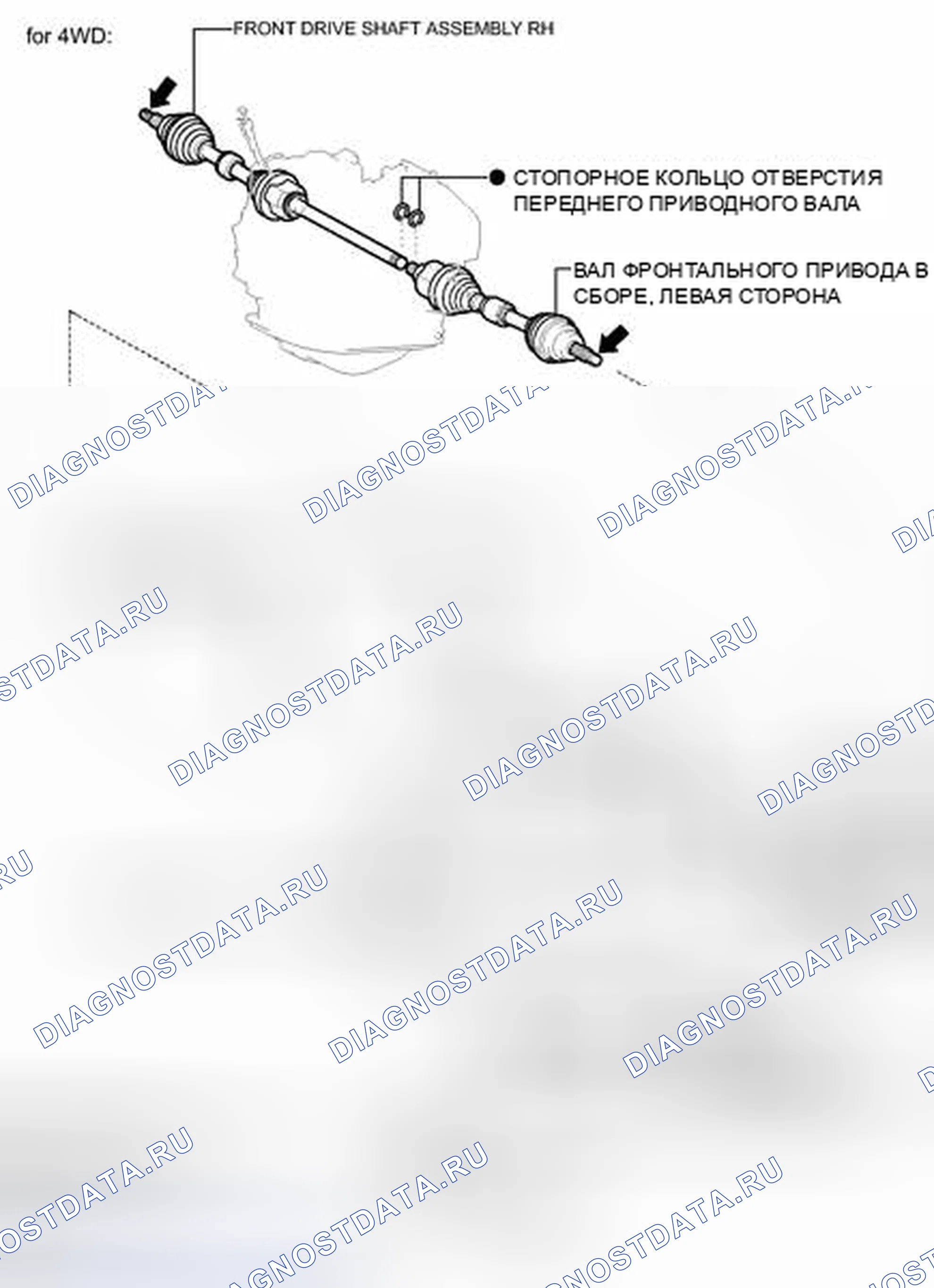 Рис. 620: ИЛЛЮСТРАЦИЯ. Toyota Highlander II рестайлинг
