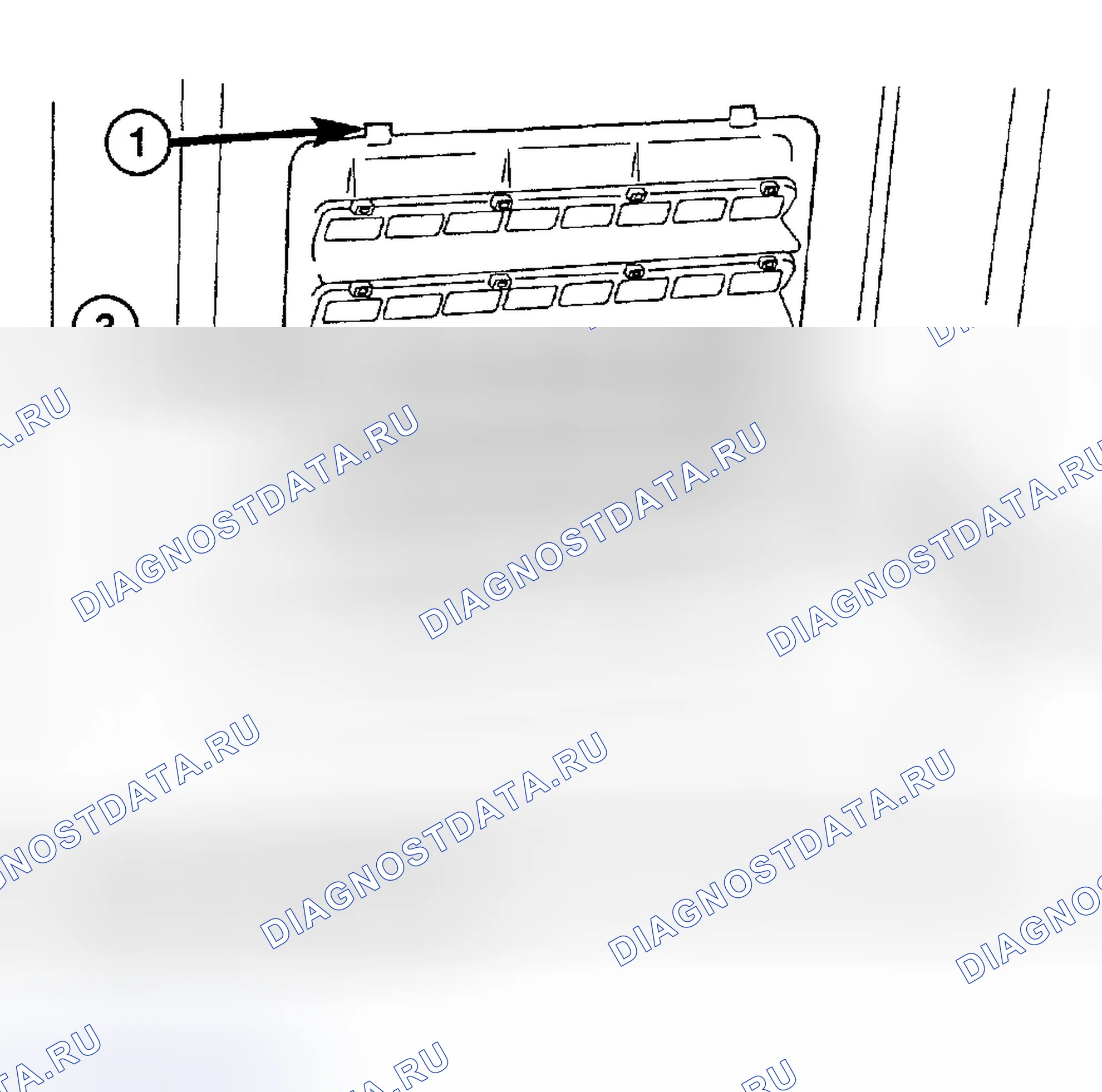 Рис. 17: ДЕМОНТАЖ. Dodge Pickup R1500 