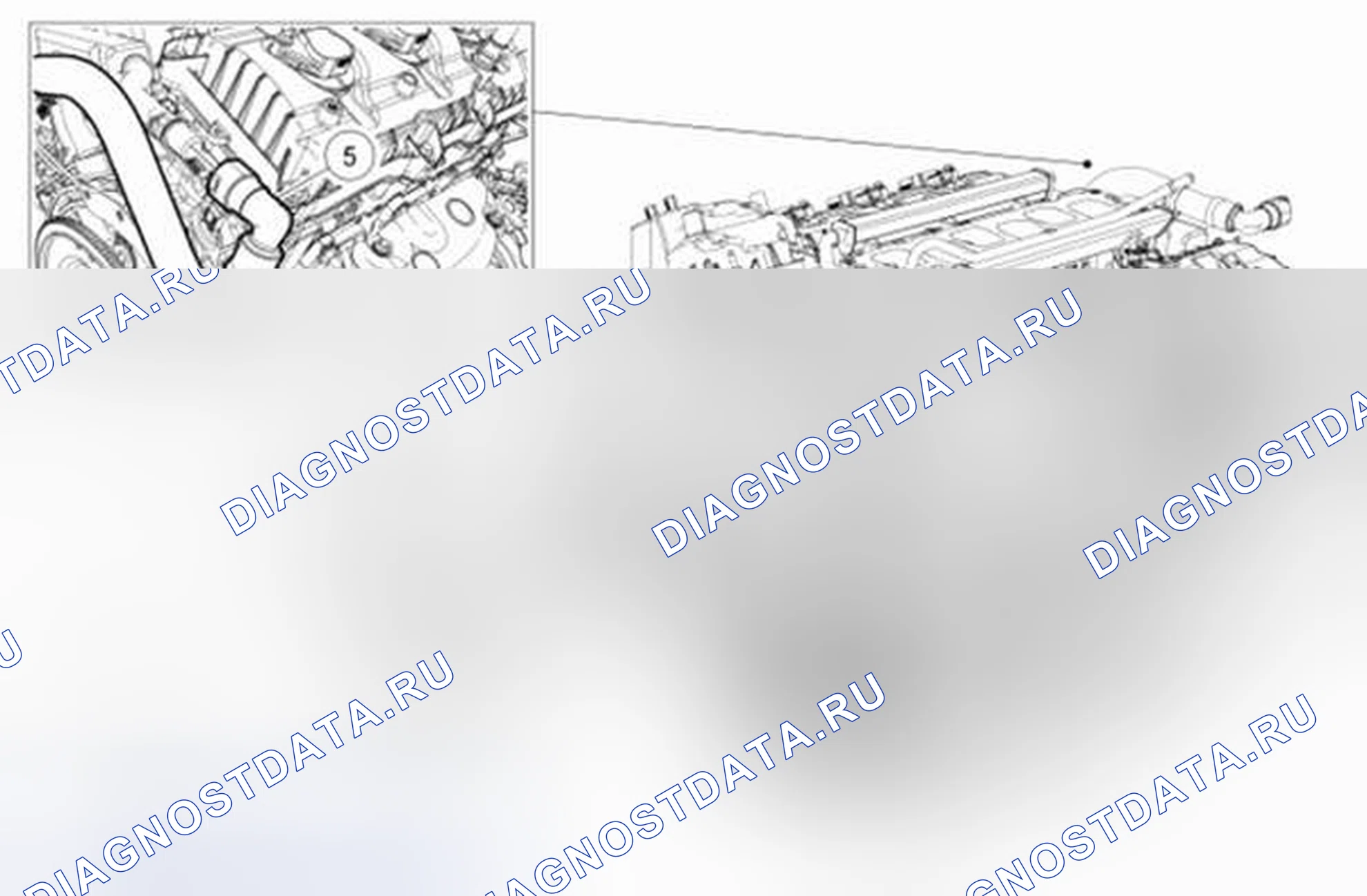 Рис. 577: Нижний впускной коллектор (вид 2 из 3). Ford F-150 XII