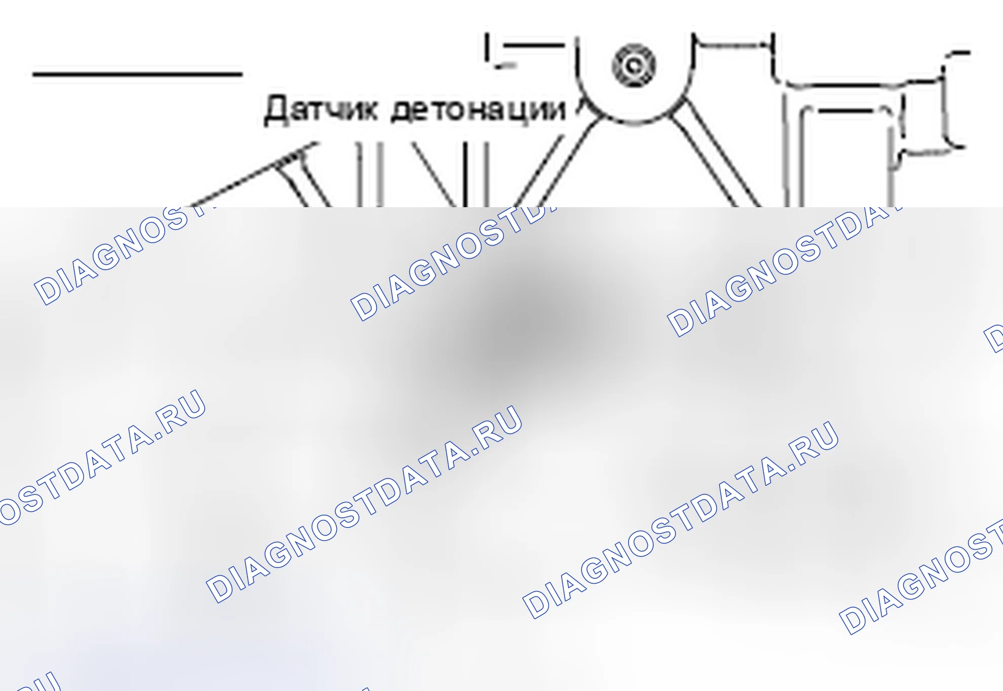 Рис. 21: >> A <<УСТАНОВКА ДАТЧИКА ДЕТОНАЦИИ. Mitsubishi Lancer Ralliart X рестайлинг