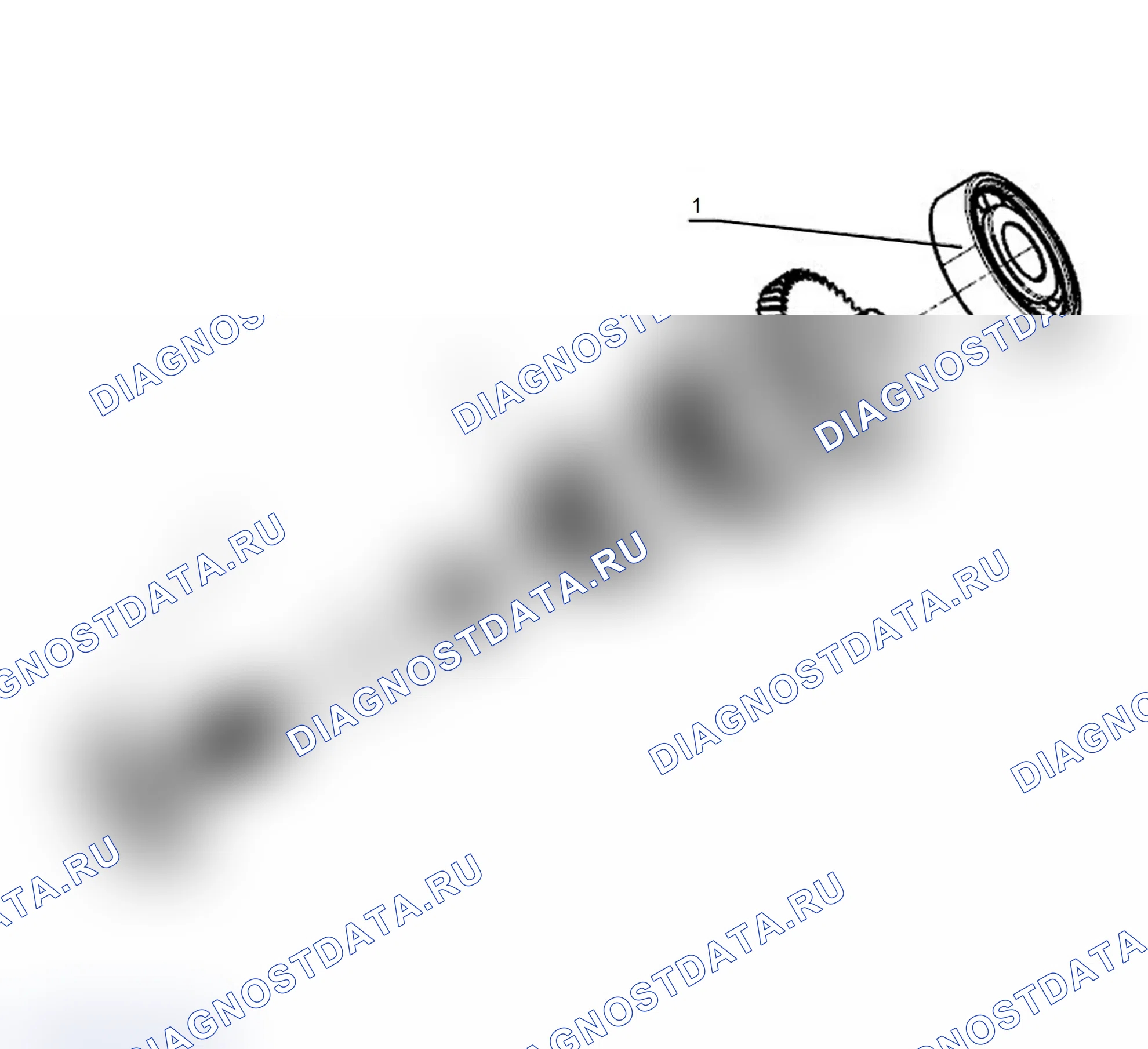 Схема расположения узла входного вала — Haval M6. Haval M6 I