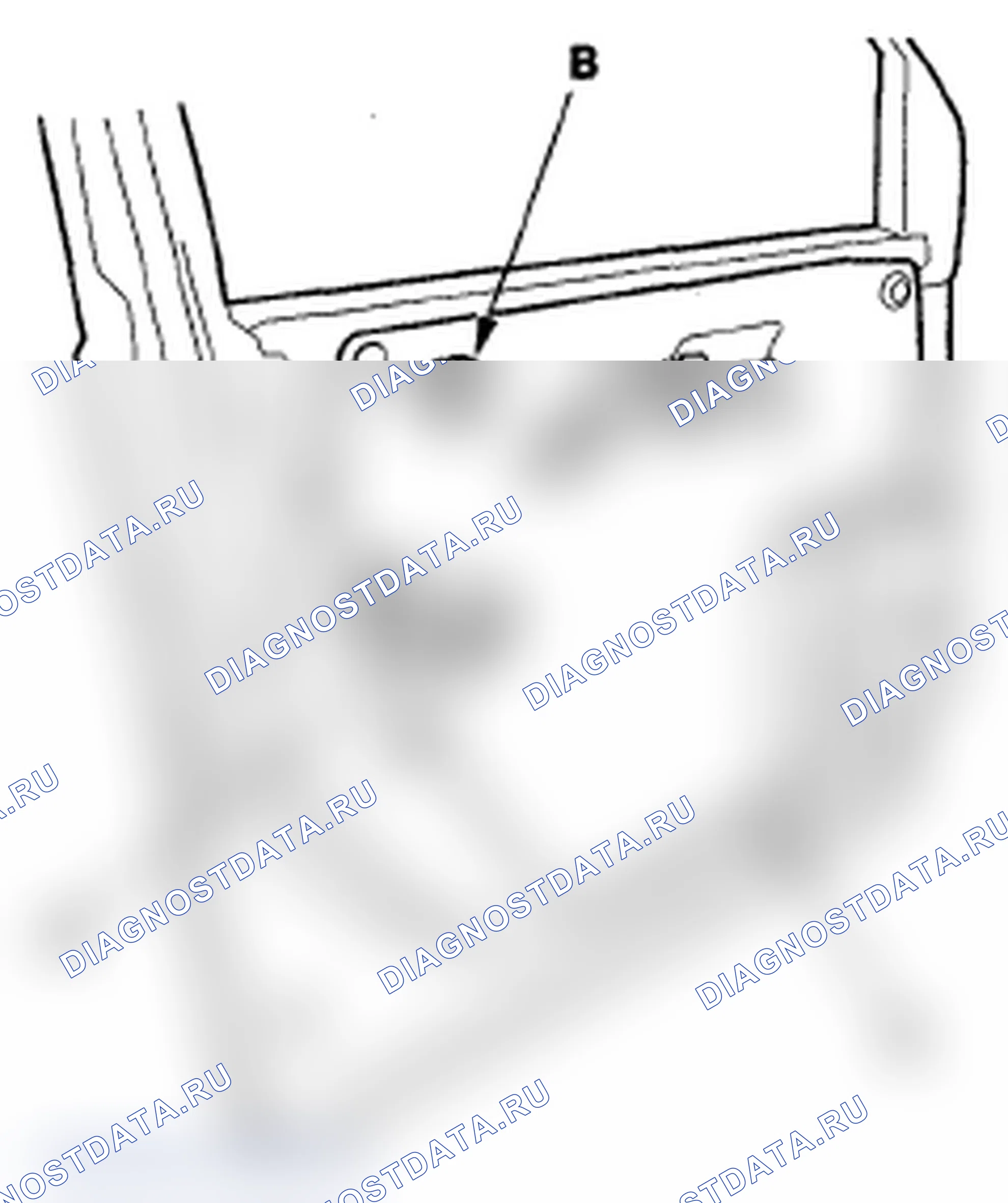 Рис. 48: Замена внешней ручки передней двери. Acura MDX II
