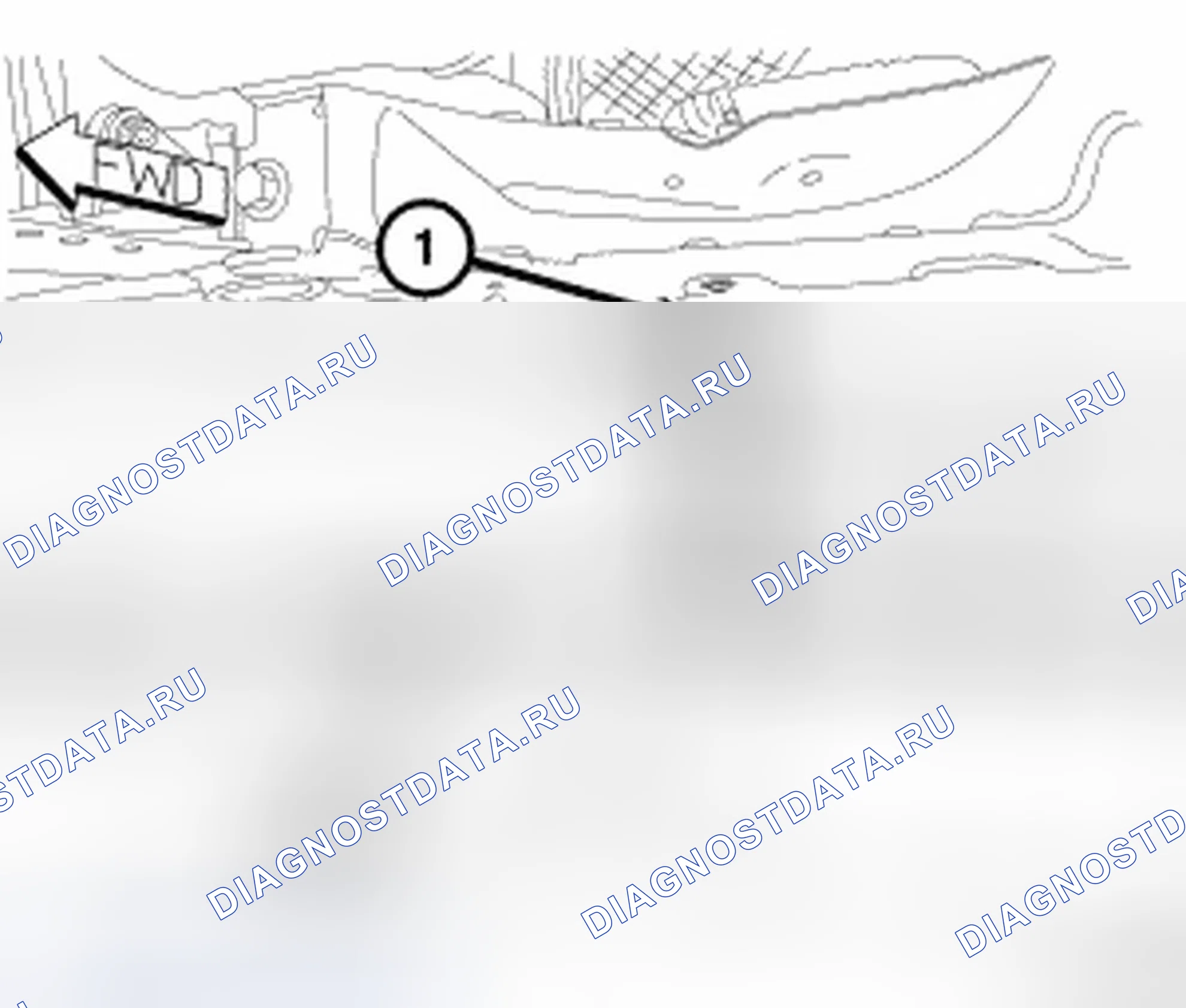 Рис. 74: ИЗМЕРЕНИЕ ВЫСОТЫ БОРДЮРА. Dodge Avenger II