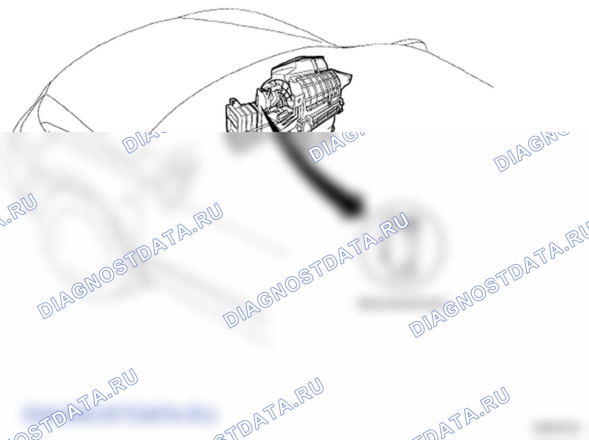 Рис. 91: РАСПОЛОЖЕНИЕ КОМПОНЕНТОВ. Hyundai Santa Fe II