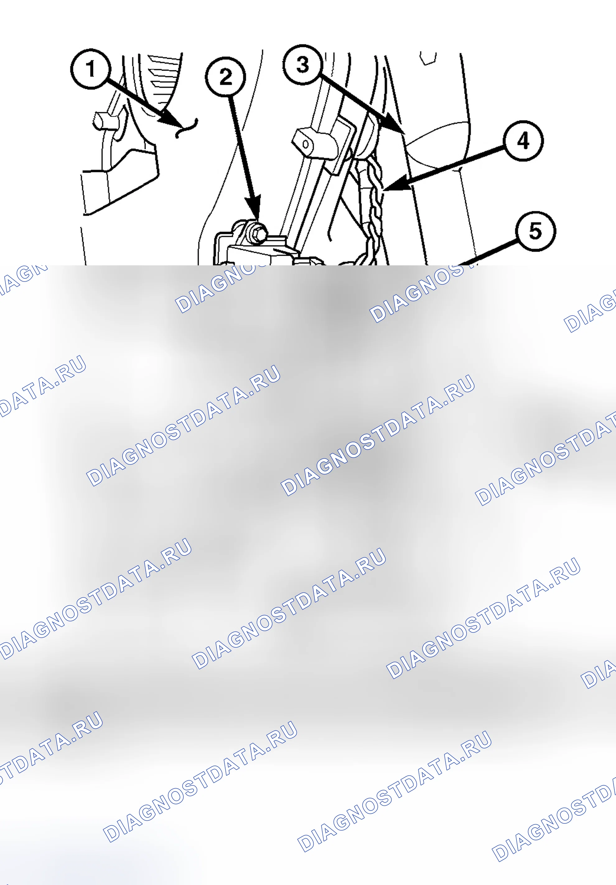 Рис. 54: ДЕМОНТАЖ. Dodge Grand Caravan IV