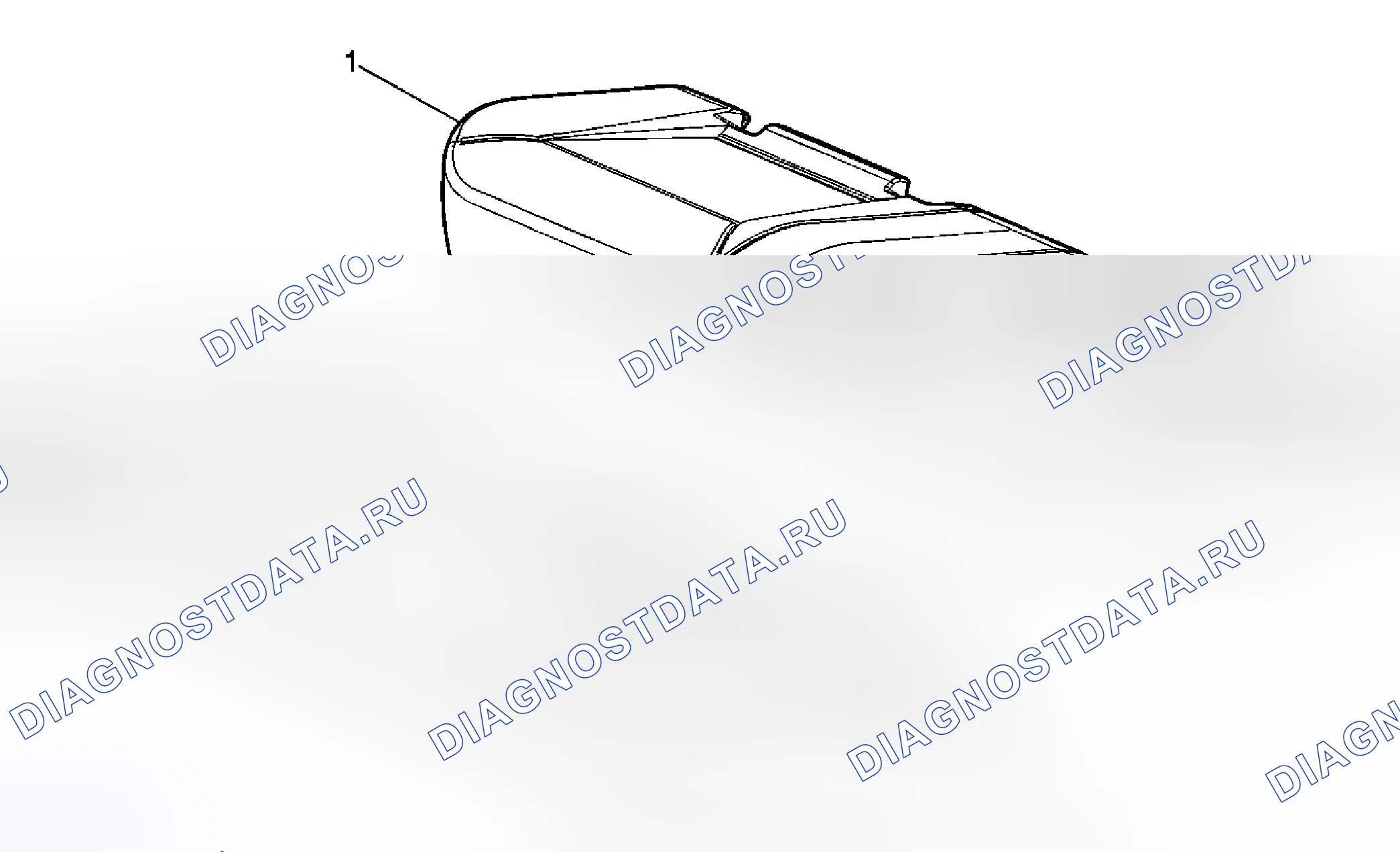 Рис. 25: Крышка подушки сиденья и замена подушки - задняя часть. Chevrolet Cobalt I