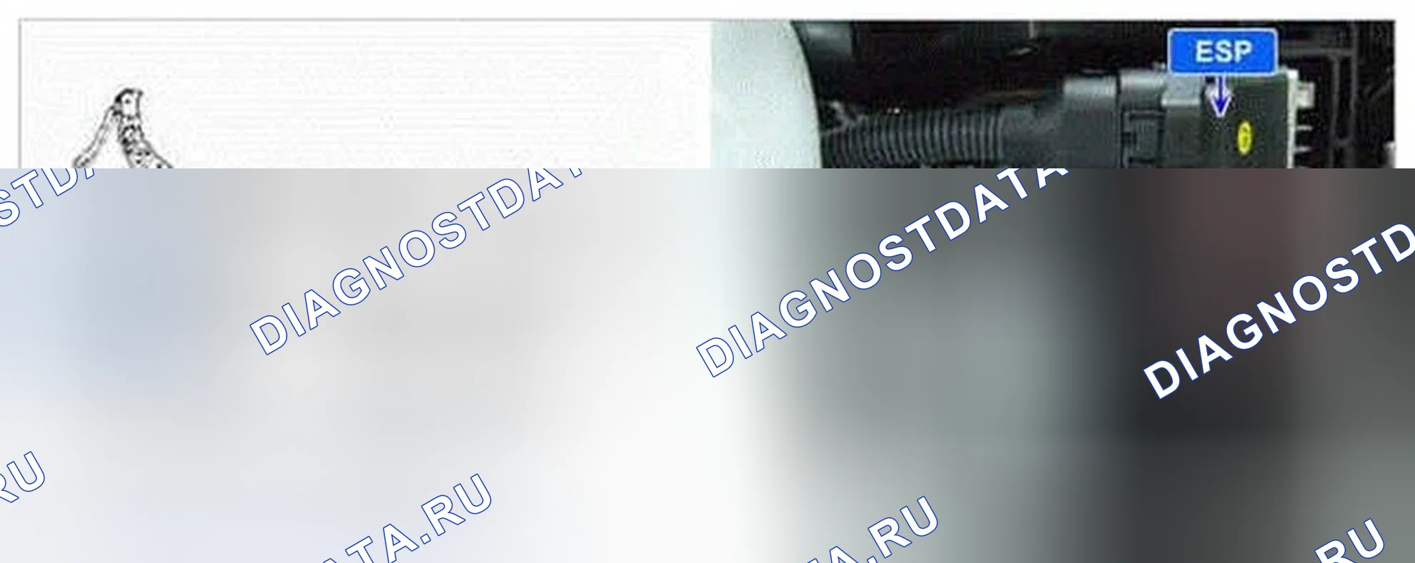 Рис. 220: Расположение компонентов. Hyundai Genesis I рестайлинг