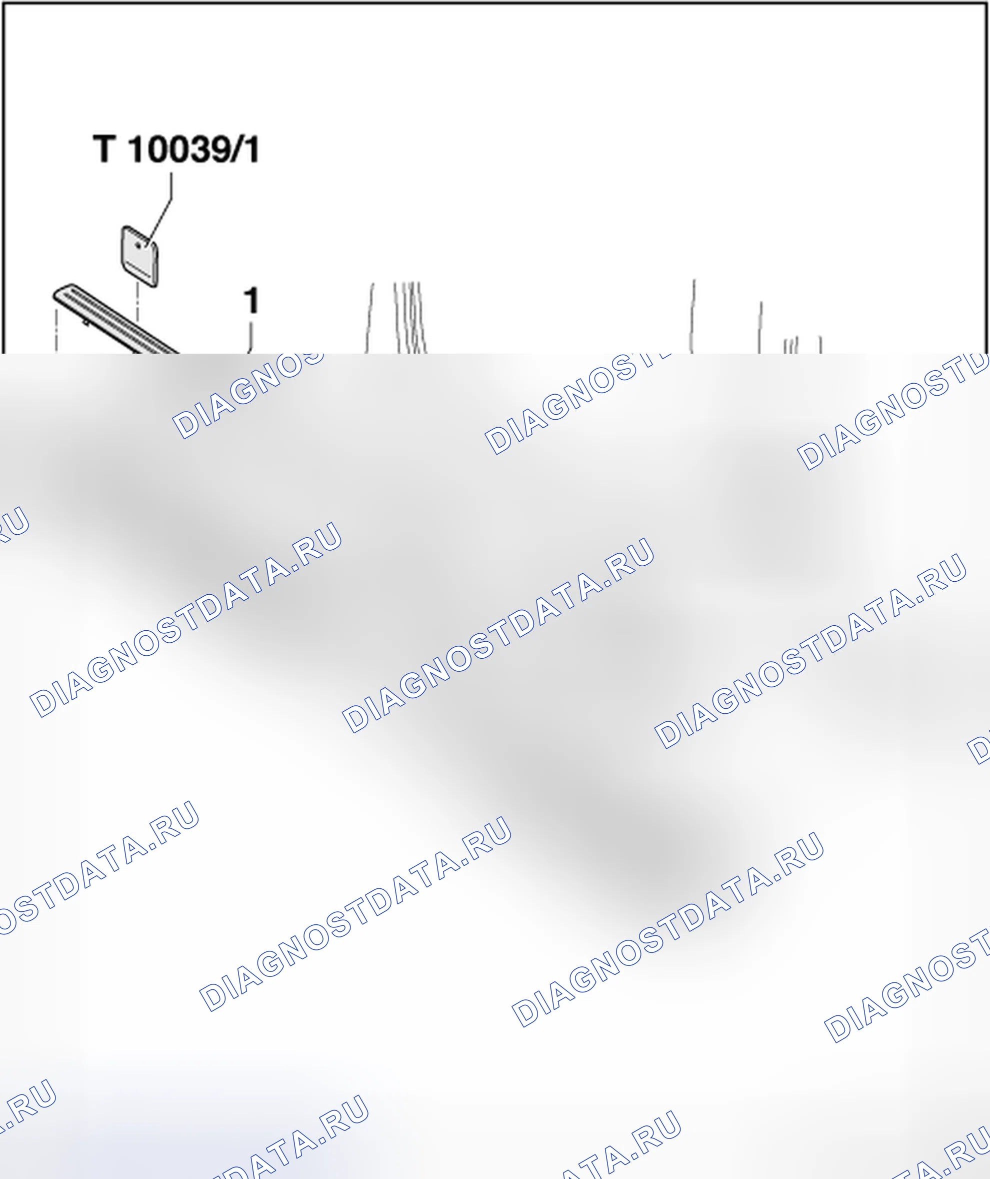 Рис. 36: облицовка ПОДОКОННИКА. Volkswagen Touareg I