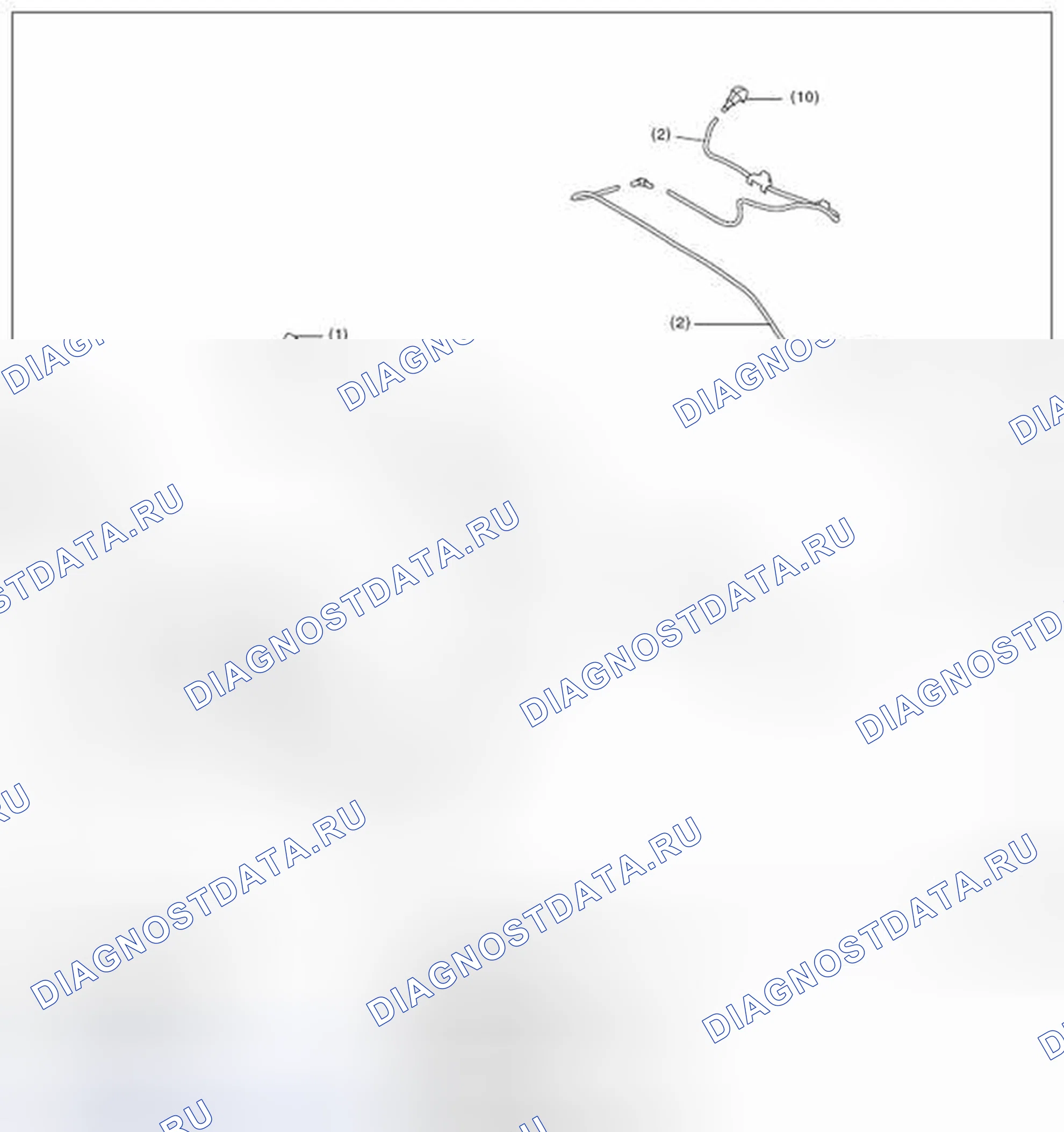 Рис. 9: БАК ПРОМЫВНОГО АППАРАТА. Subaru Legacy BM/BR рестайлинг