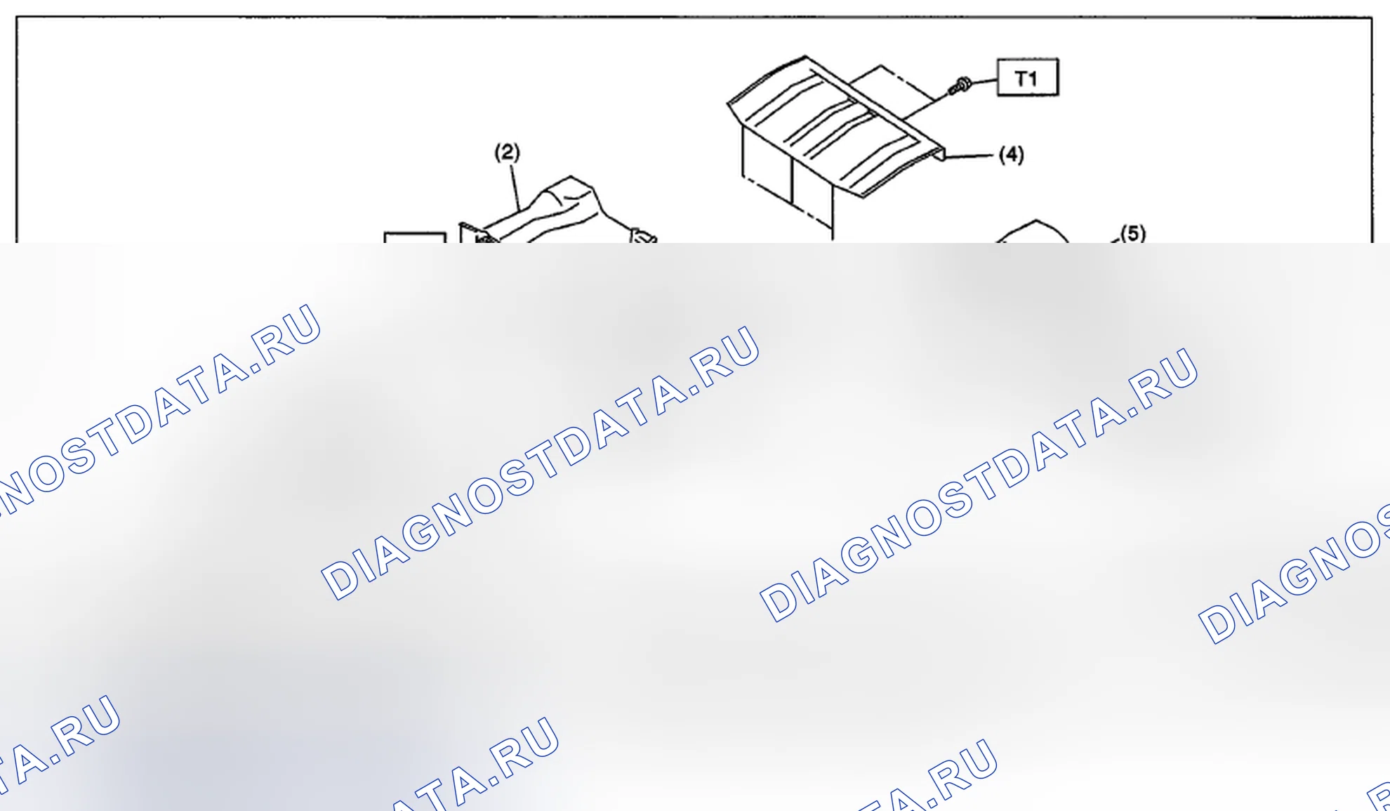 Рис. 185: КРЫШКА ТЕПЛОЗАЩИТНОГО ЭКРАНА. Subaru Impreza GH