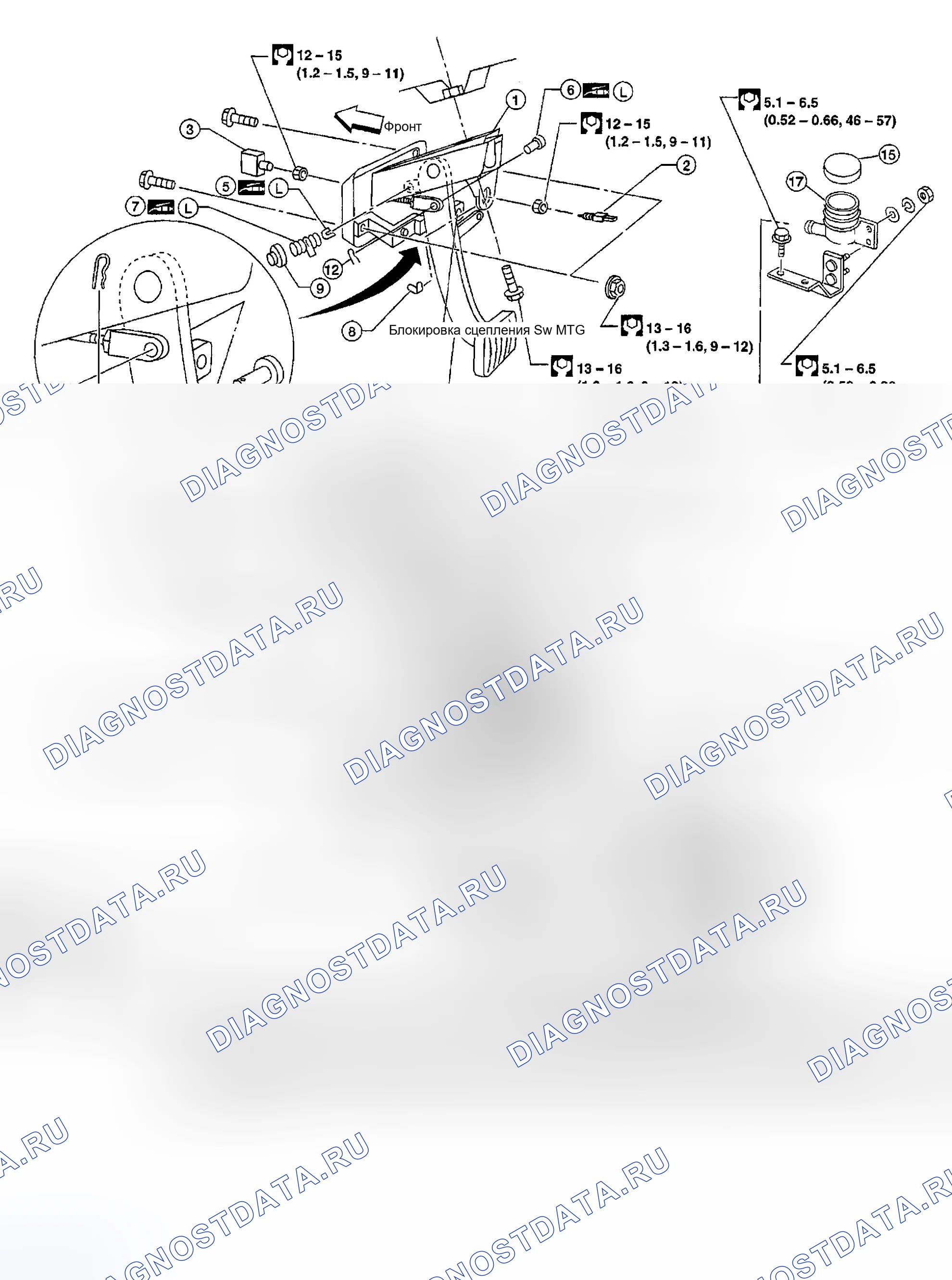 Рис. 2: КОМПОНЕНТЫ. Nissan Altima L31