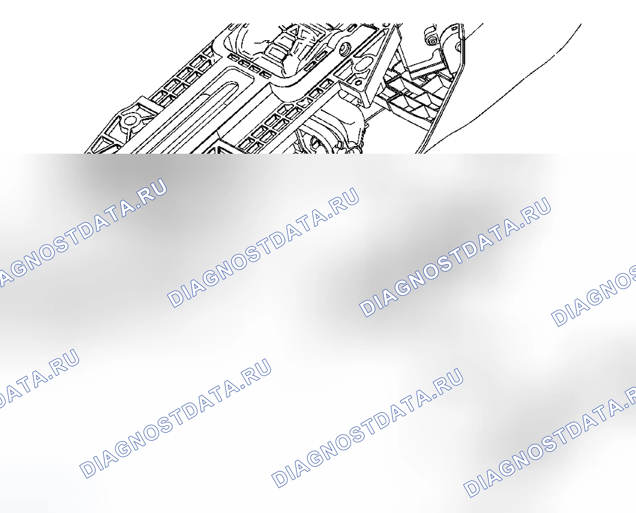 Рис. 8: Замена двигателя привода поворотного колеса рулевой колонки. Chevrolet Traverse I