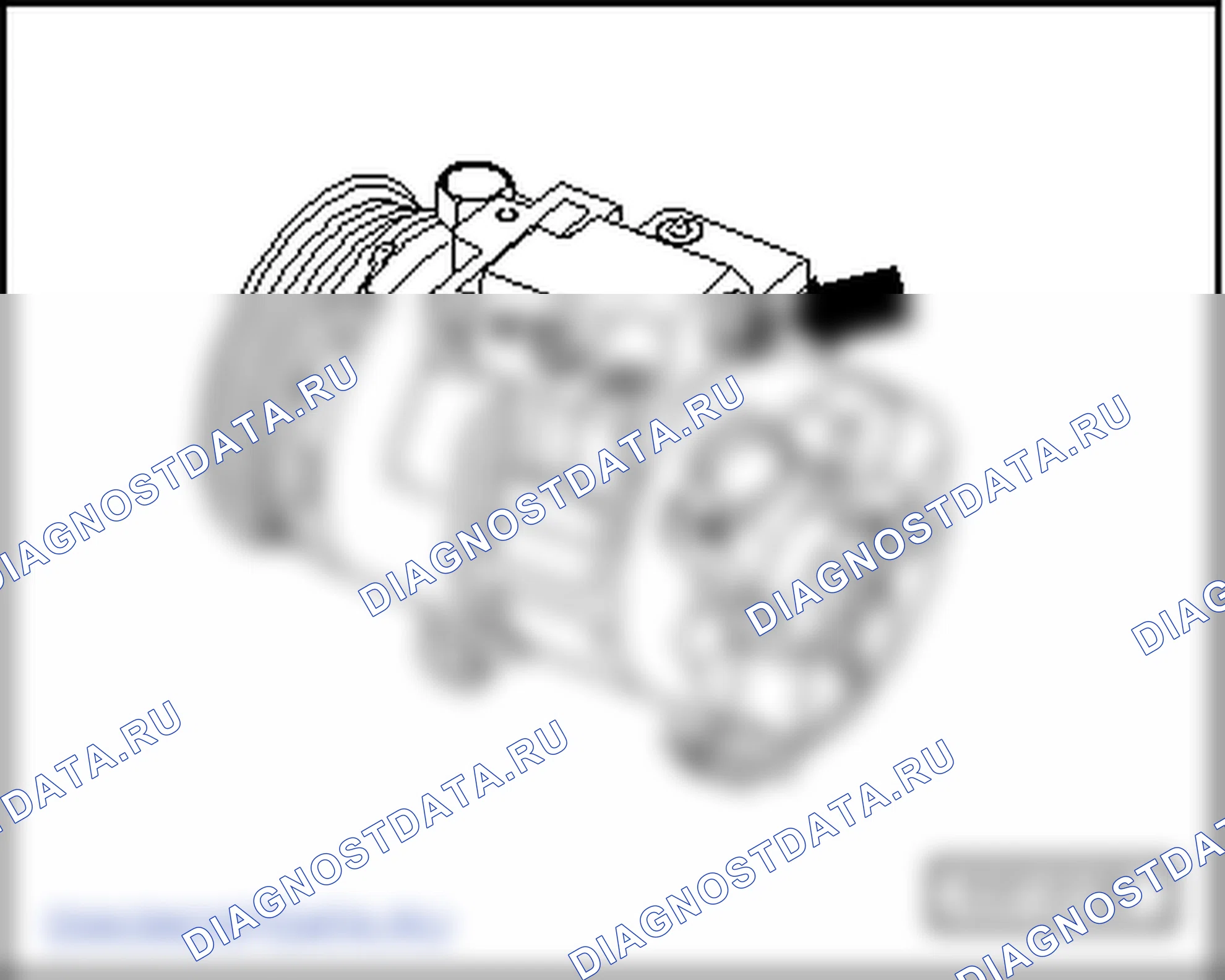 Компоненты кондиционера - климат-контроль (Climatronic) в моторном отсеке. SEAT Ibiza IV